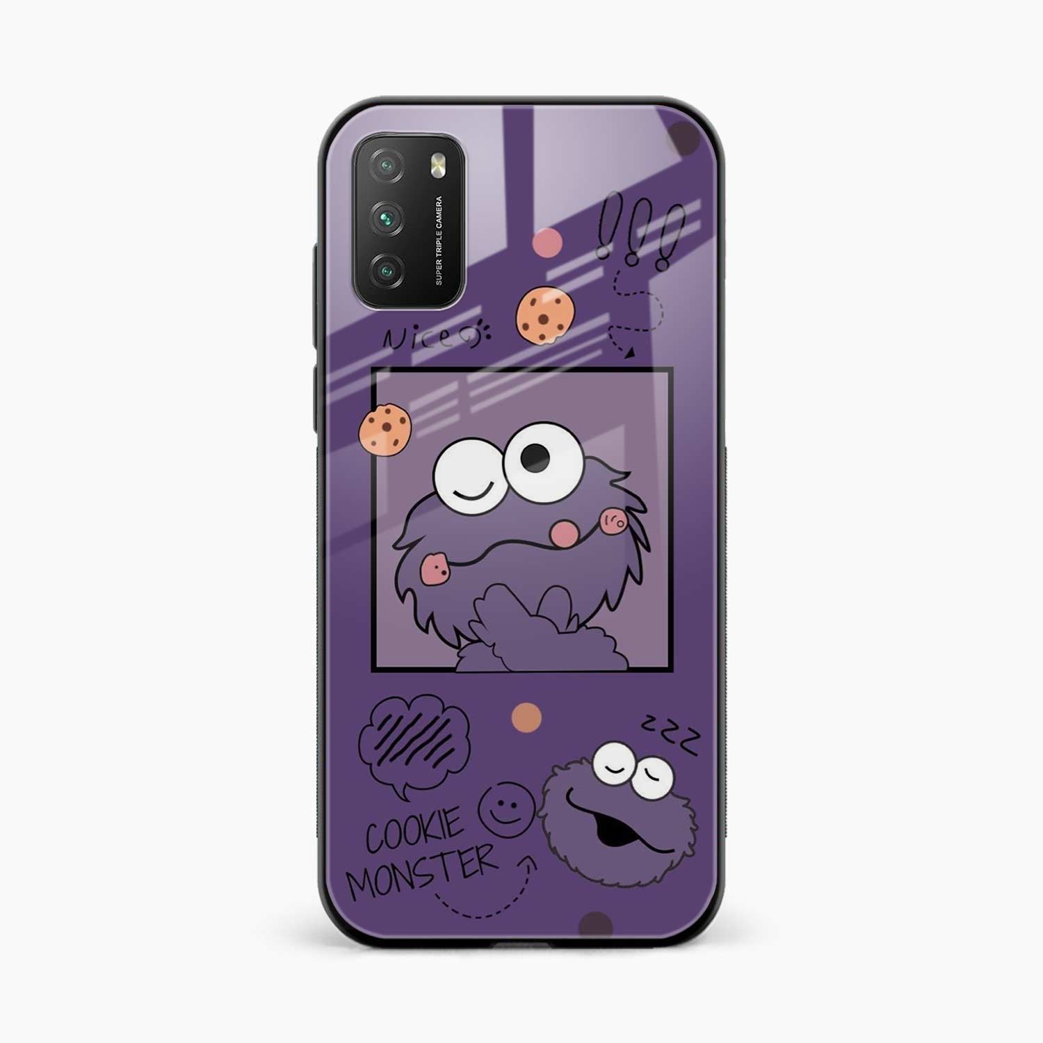 Cookie Monster Poco M3 Back Cover