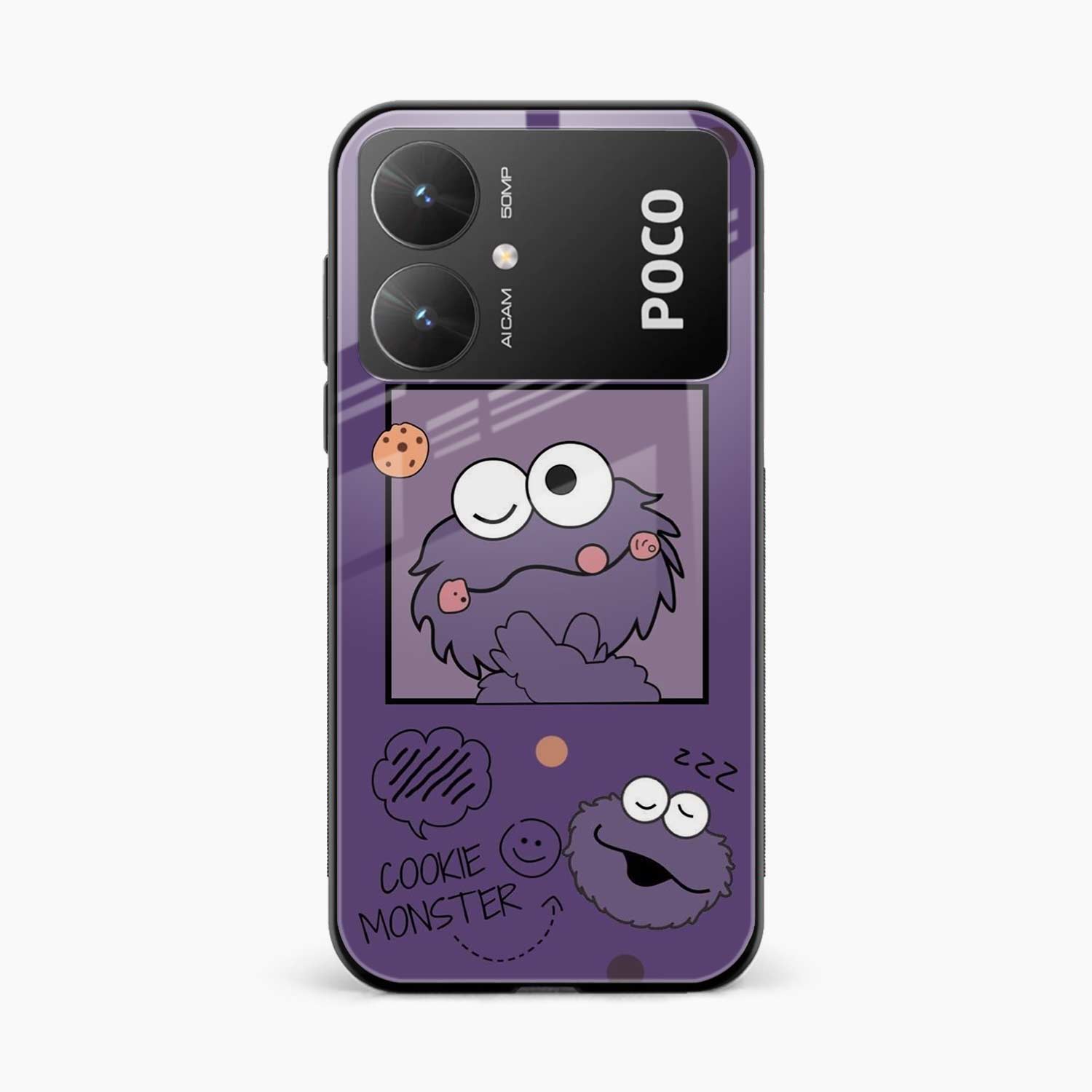 Cookie Monster Poco M6 5G Back Cover