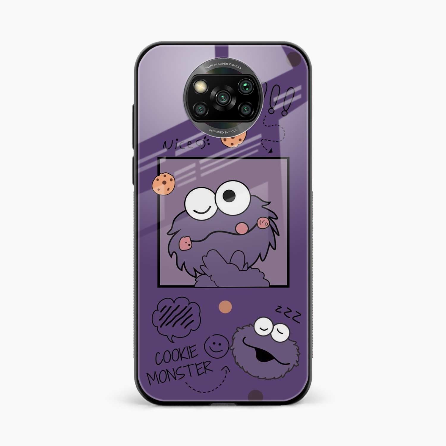 Cookie Monster Poco X3 Pro Back Cover