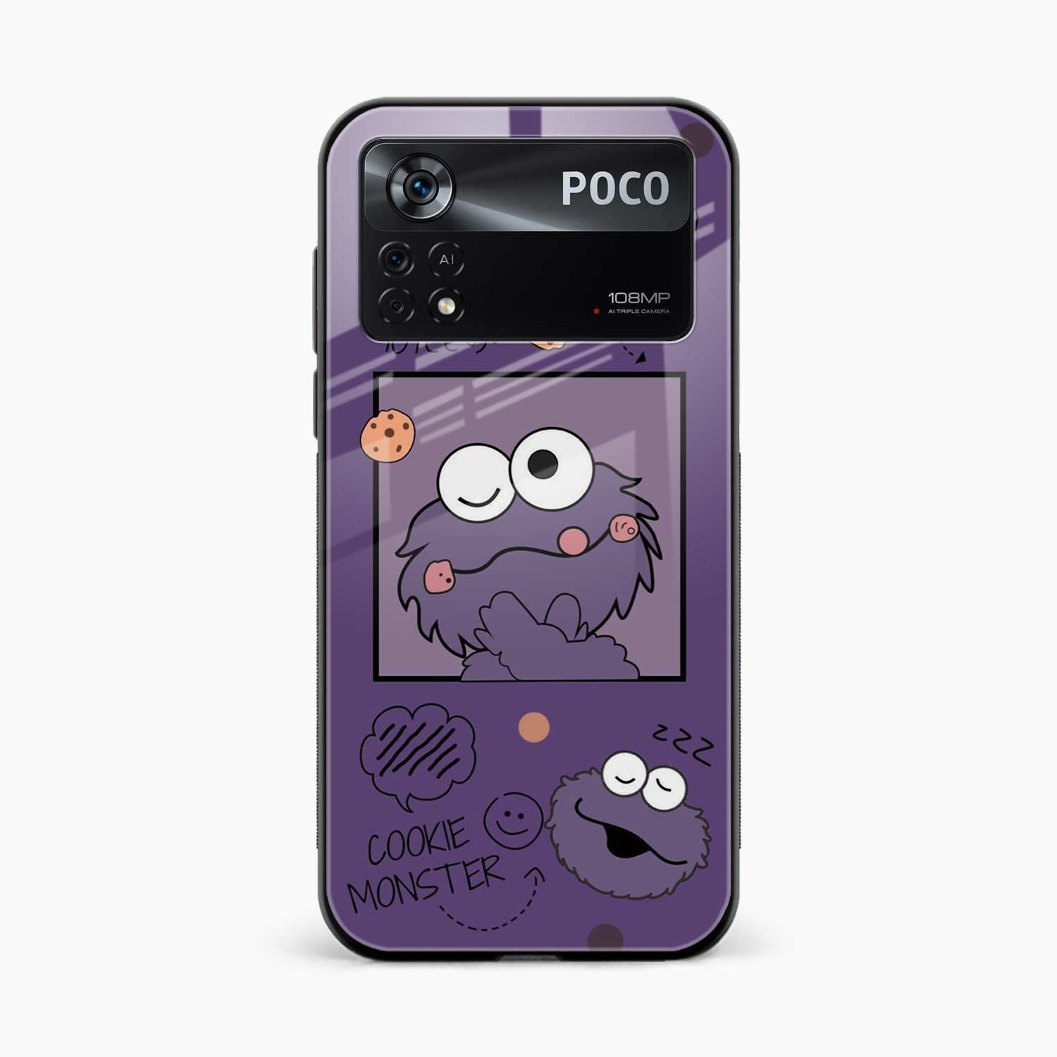Cookie Monster Poco X4 Pro 5G Back Cover