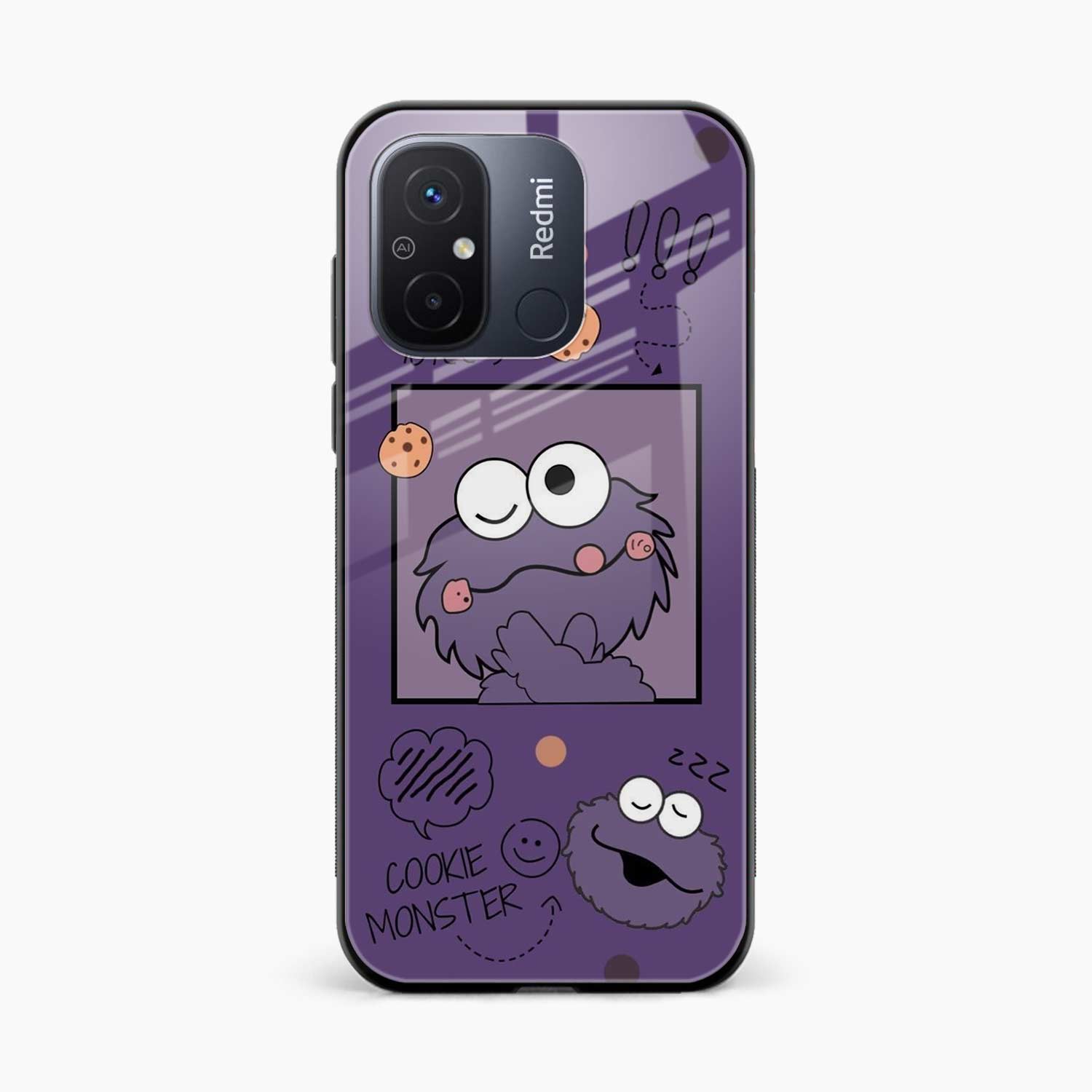 Cookie Monster Redmi 12c Back Cover