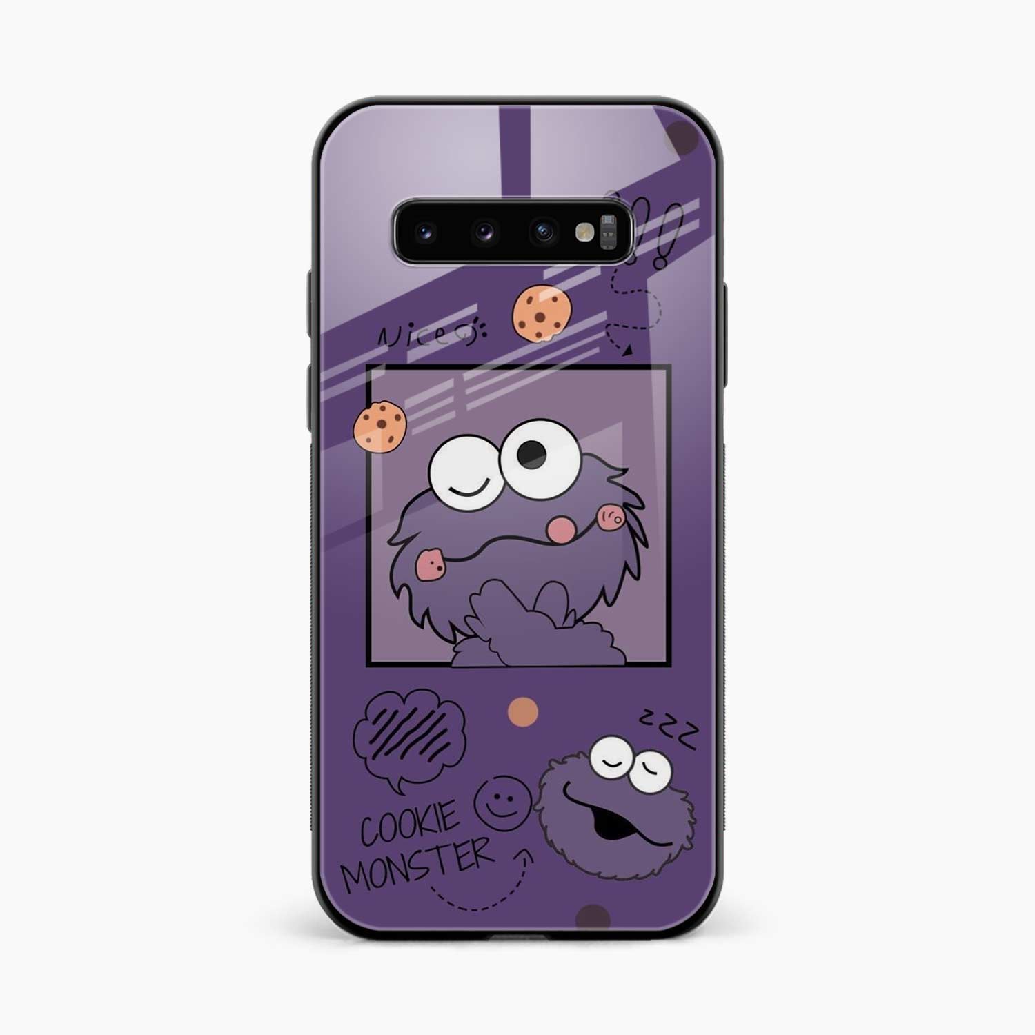Cookie Monster Samsung S10 Back Cover