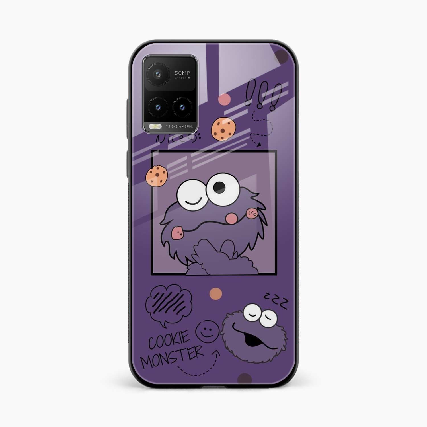 Cookie Monster Vivo Y21a Back Cover