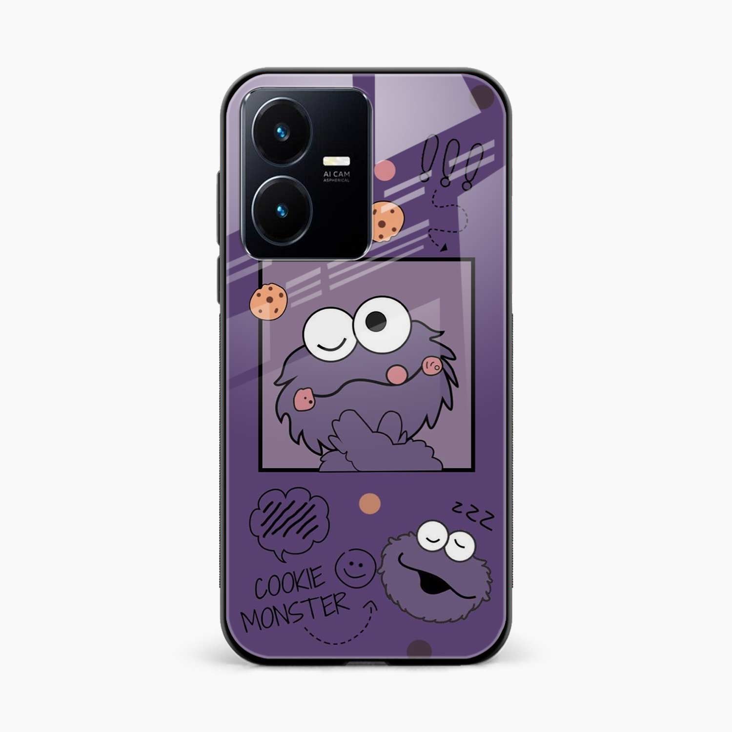 Cookie Monster Vivo Y22 Back Cover