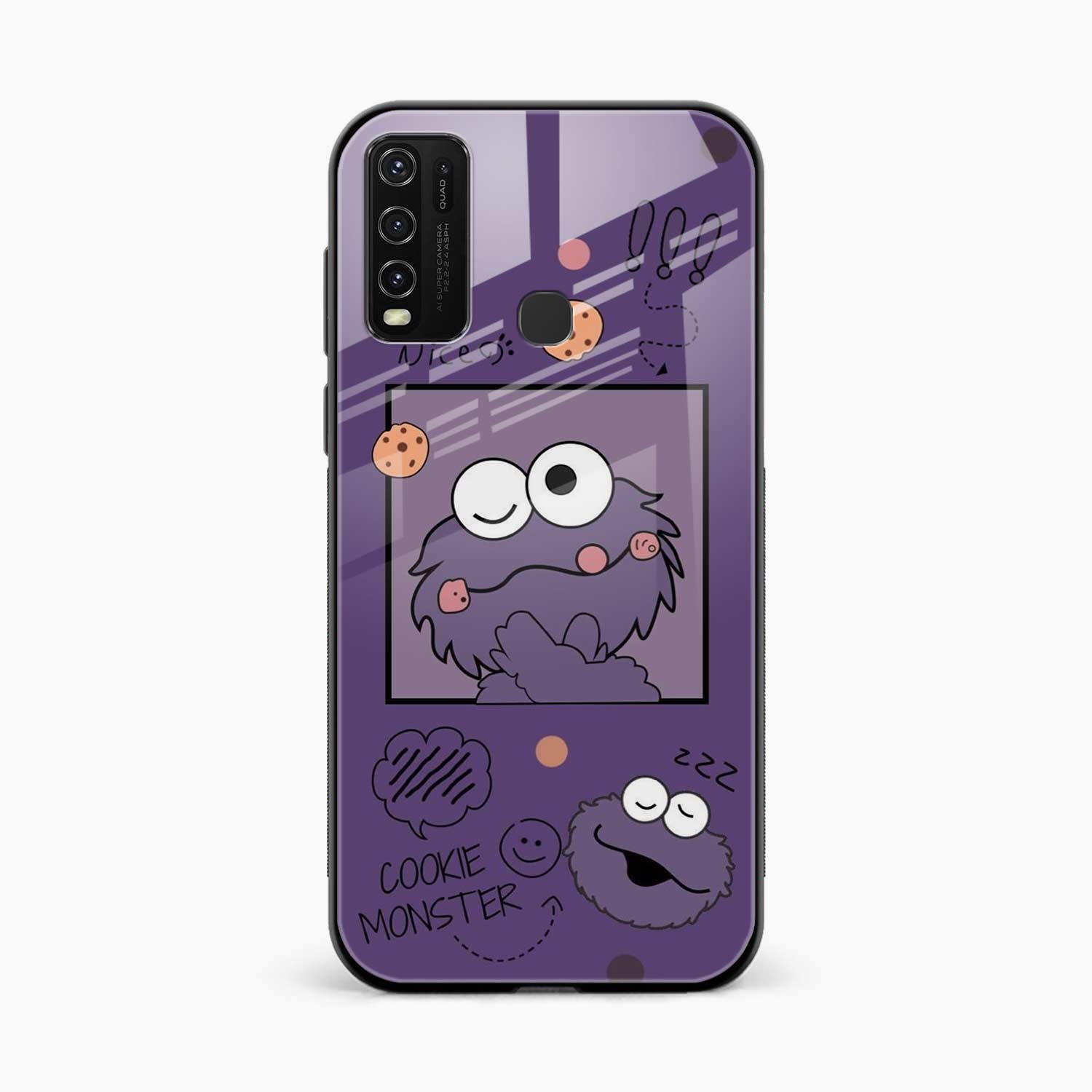 Cookie Monster Vivo Y50 Back Cover