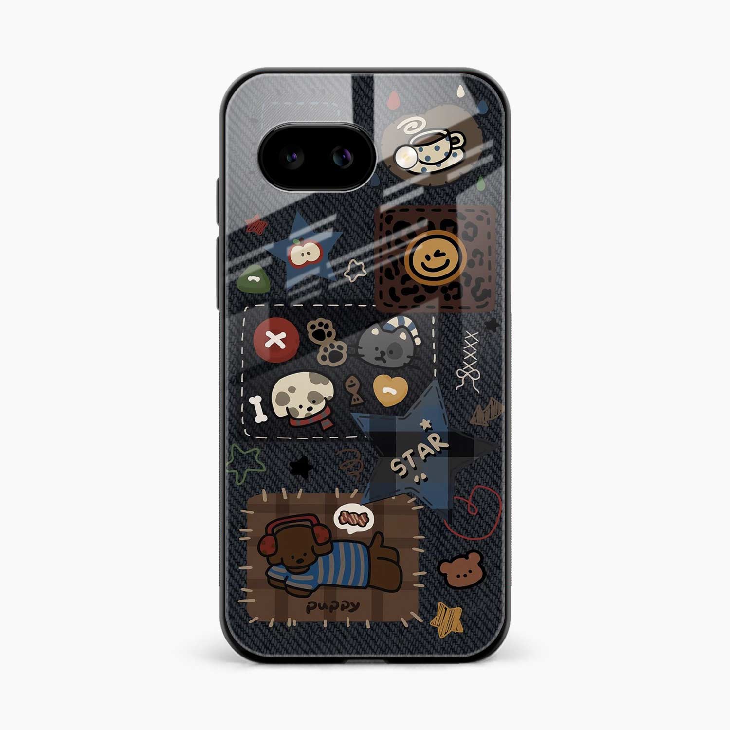 Cute Doodle Google Pixel 9a Back Cover