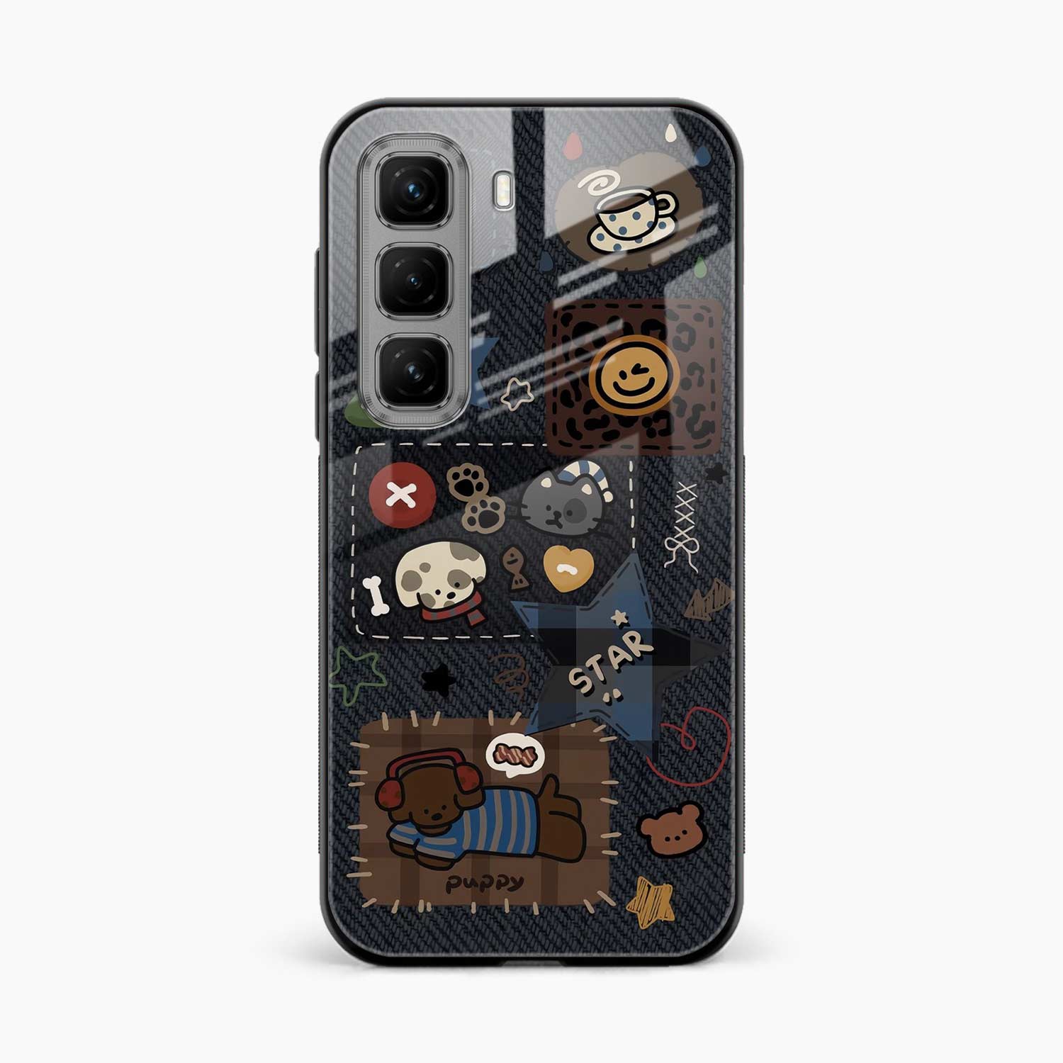 Cute Doodle Infinix Hot 50 5G Back Cover