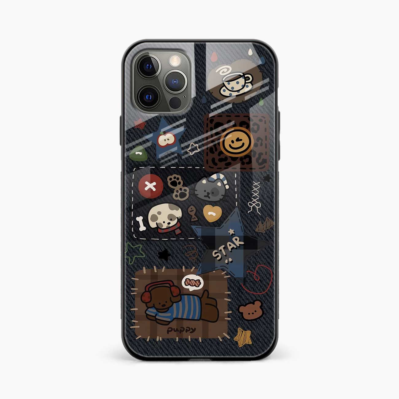 Cute Doodle iPhone 13 Pro Back Cover
