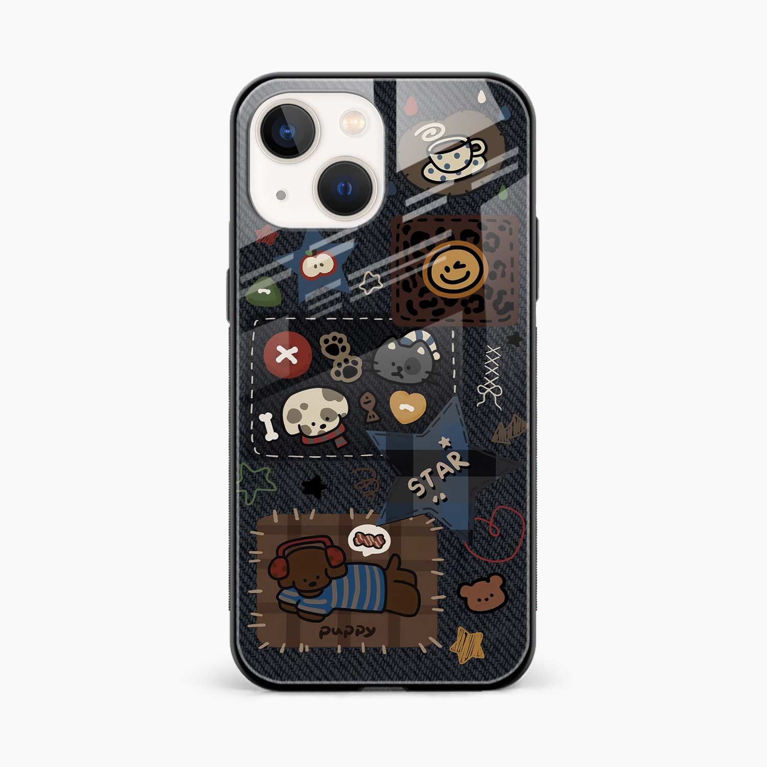 Cute Doodle iPhone 13 Back Cover