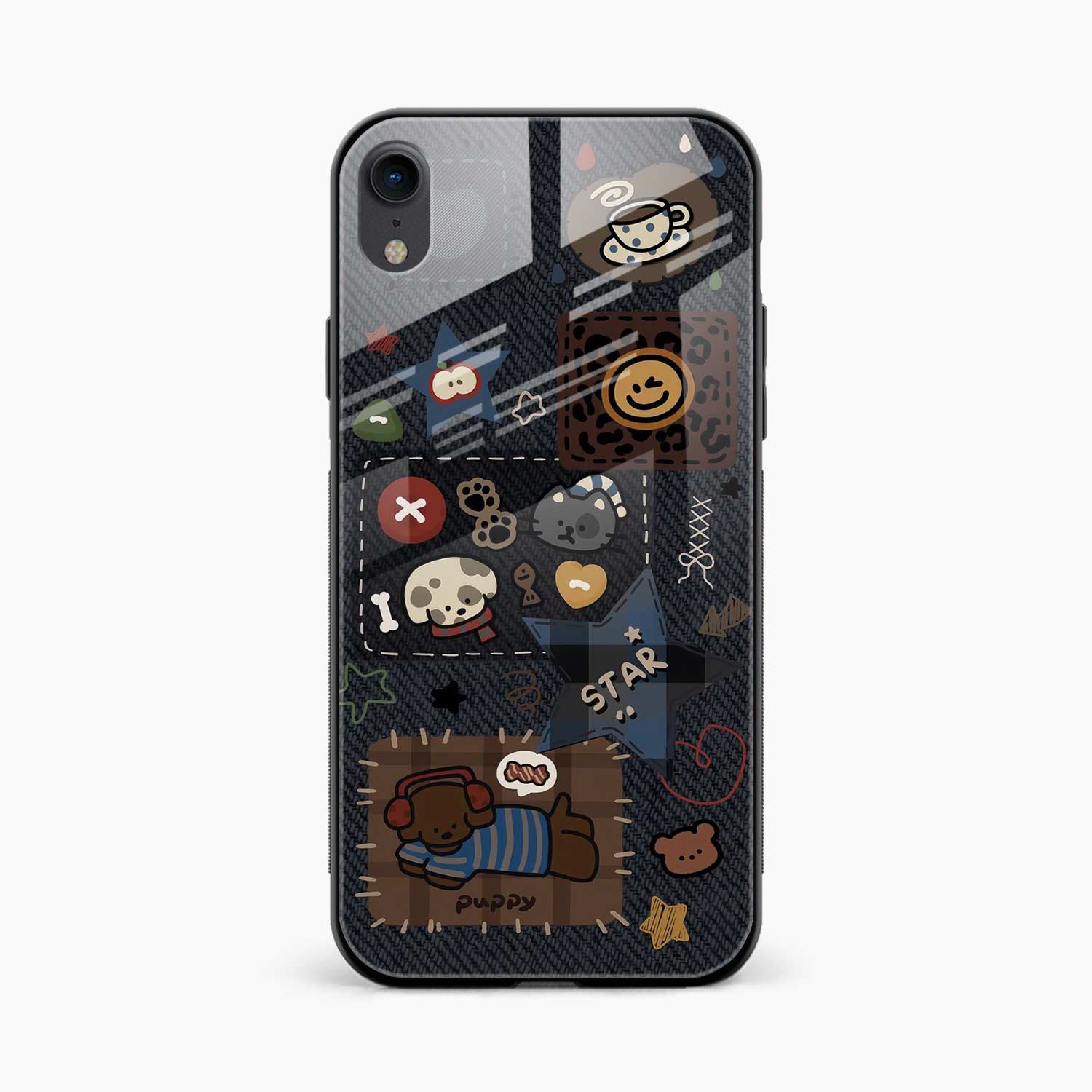 Cute Doodle iPhone XR Back Cover