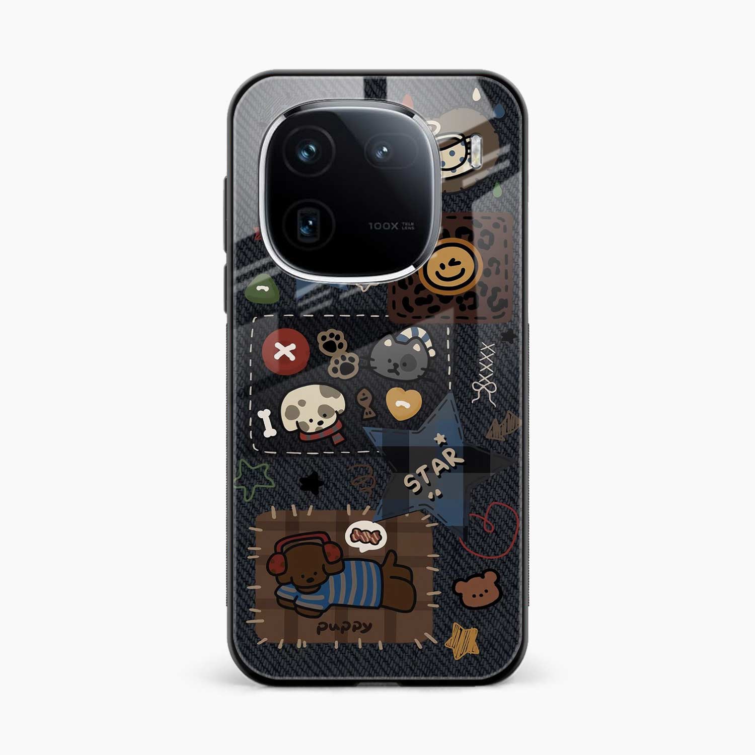 Cute Doodle Iqoo 12 5G Back Cover