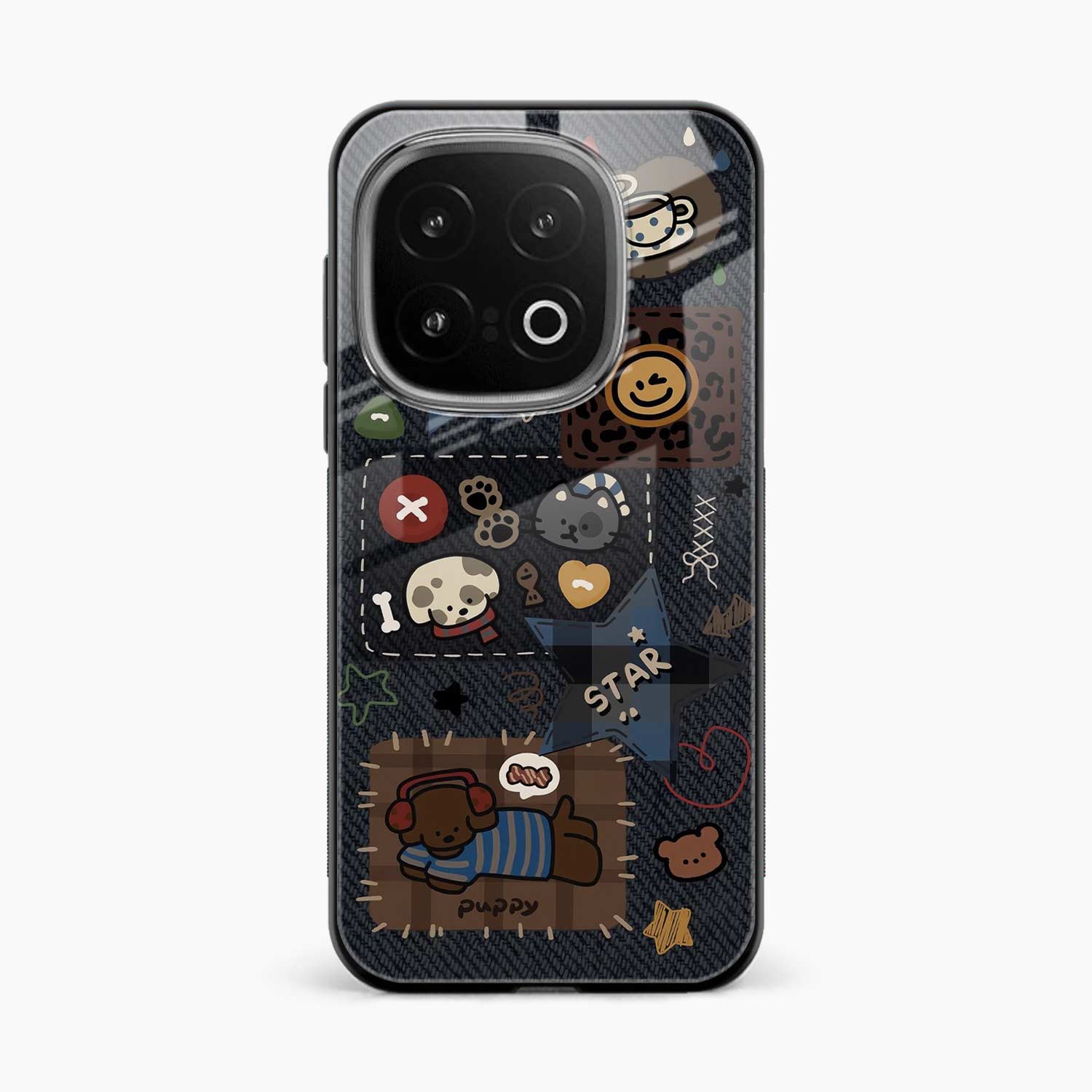 Cute Doodle Iqoo 13 5G Back Cover