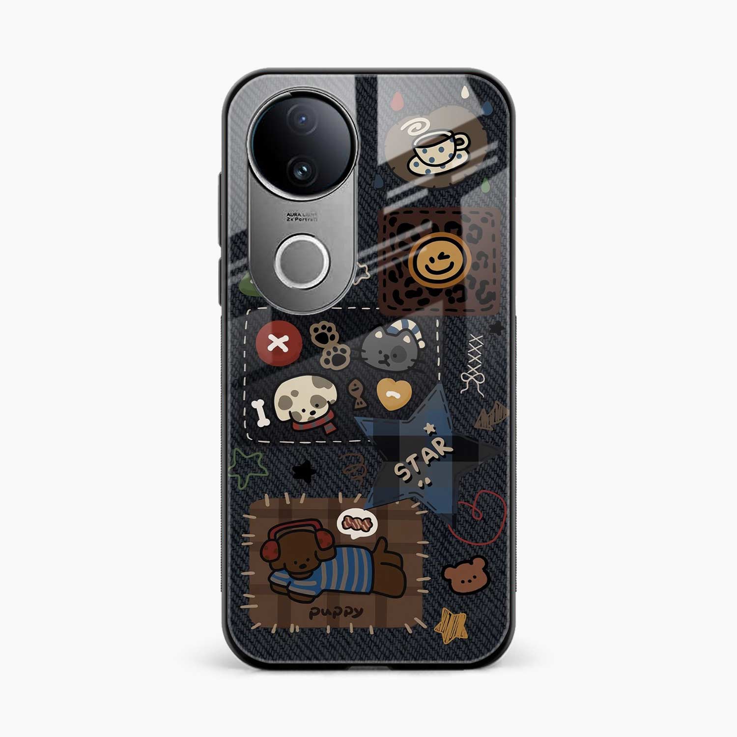 Cute Doodle Iqoo Z10r 5G Back Cover
