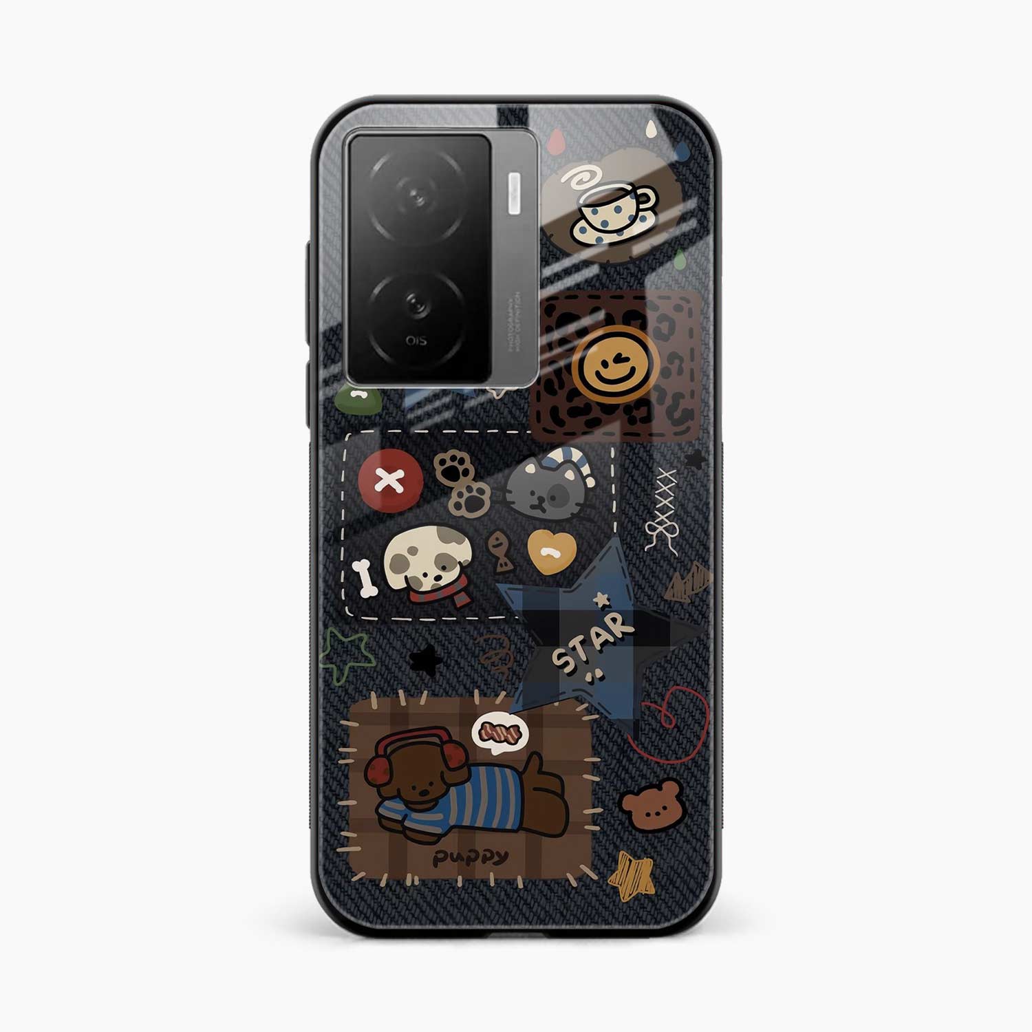 Cute Doodle Iqoo Z7s 5G Back Cover