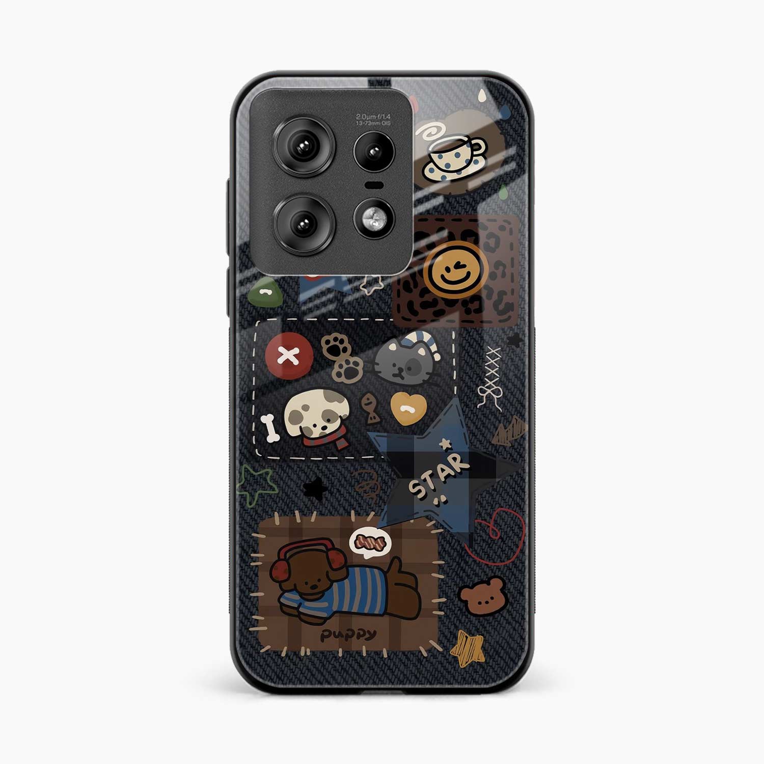 Cute Doodle Motorola Edge 50 Pro 5G Back Cover