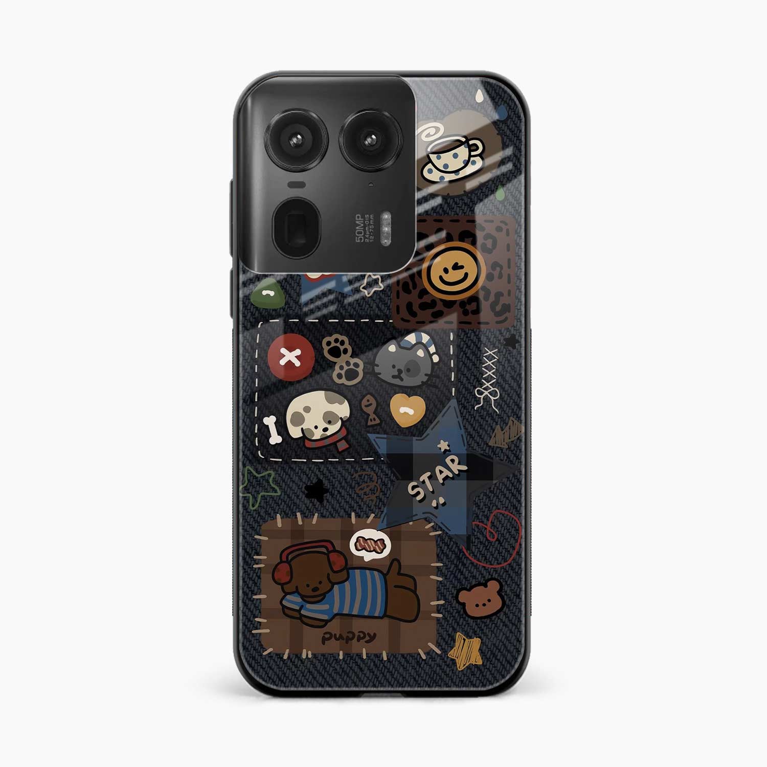 Cute Doodle Motorola Edge 50 Ultra 5G Back Cover