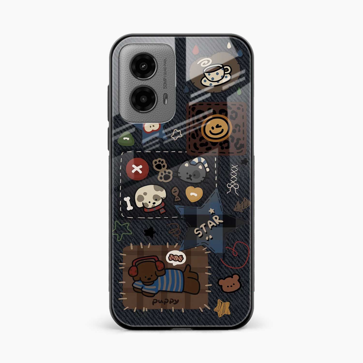 Cute Doodle Motorola G45 5G Back Cover
