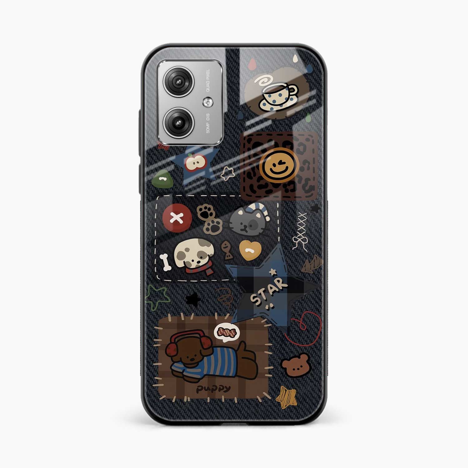 Cute Doodle Motorola G64 5G Back Cover