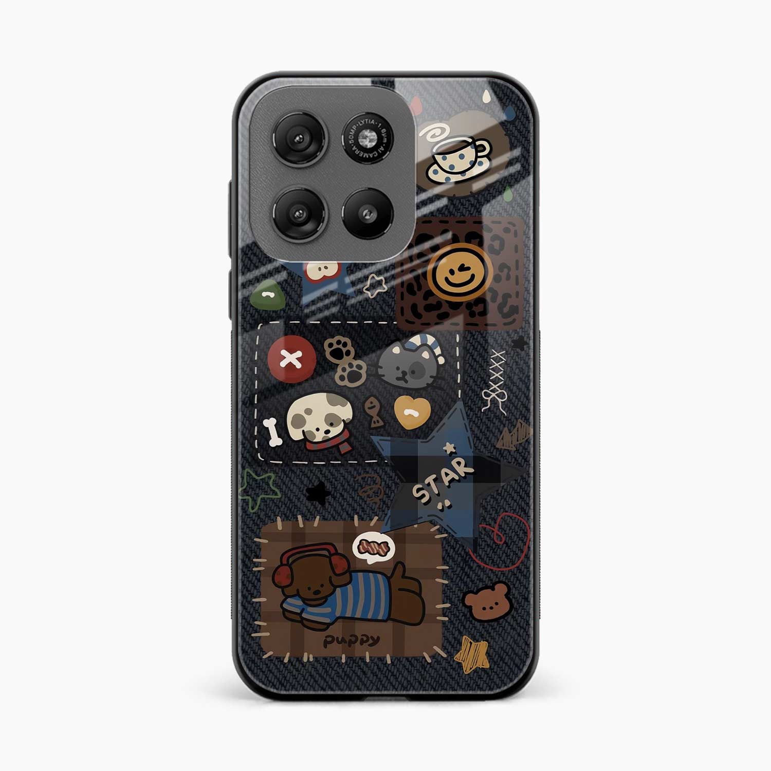 Cute Doodle Motorola G67 Power 5G Back Cover
