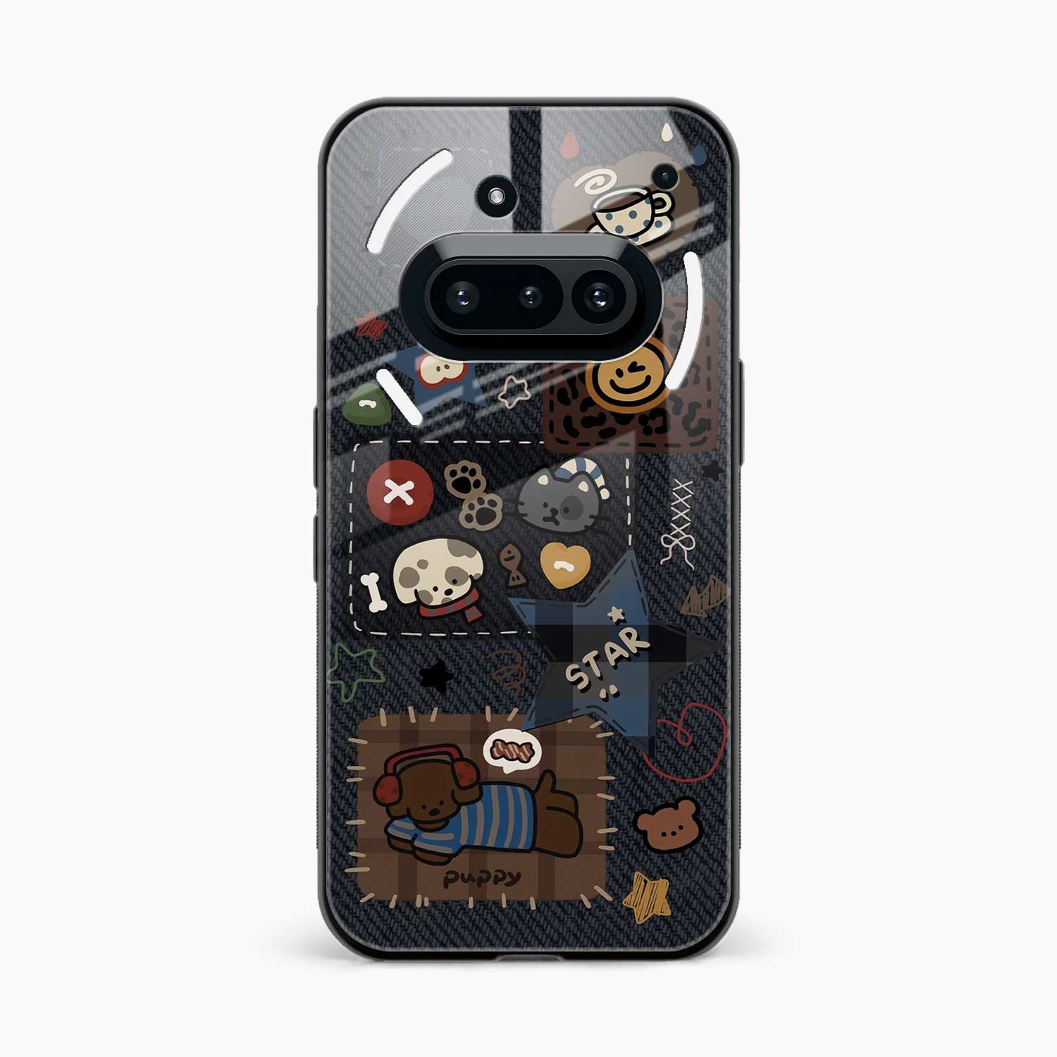 Cute Doodle Nothing Phone 3a 5G Back Cover