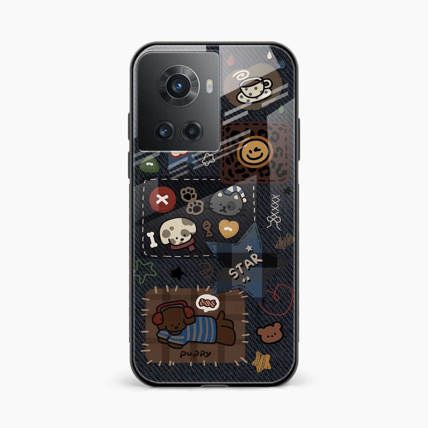 Cute Doodle OnePlus 10R Back Cover