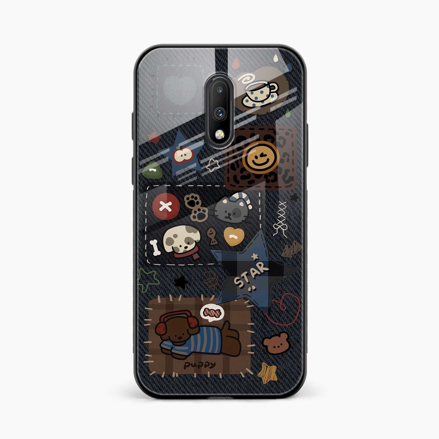 Cute Doodle OnePlus 7 Back Cover