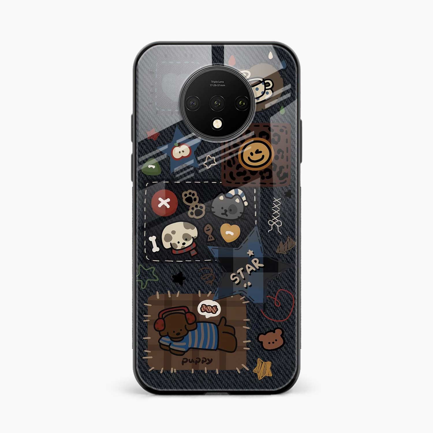 Cute Doodle OnePlus 7T Back Cover