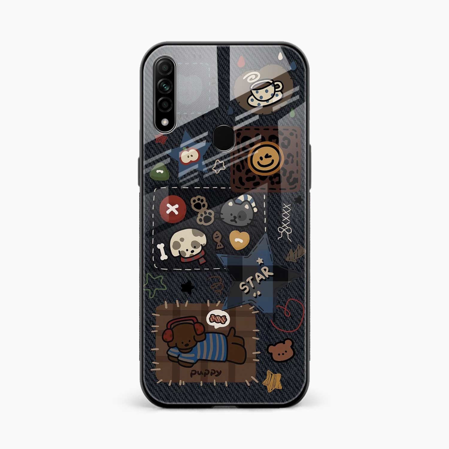 Cute Doodle Oppo A31 Back Cover