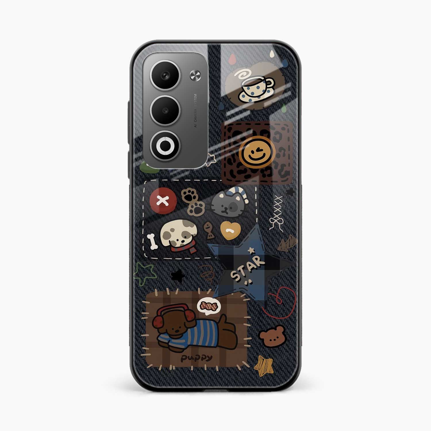 Cute Doodle Oppo A5 5G Back Cover
