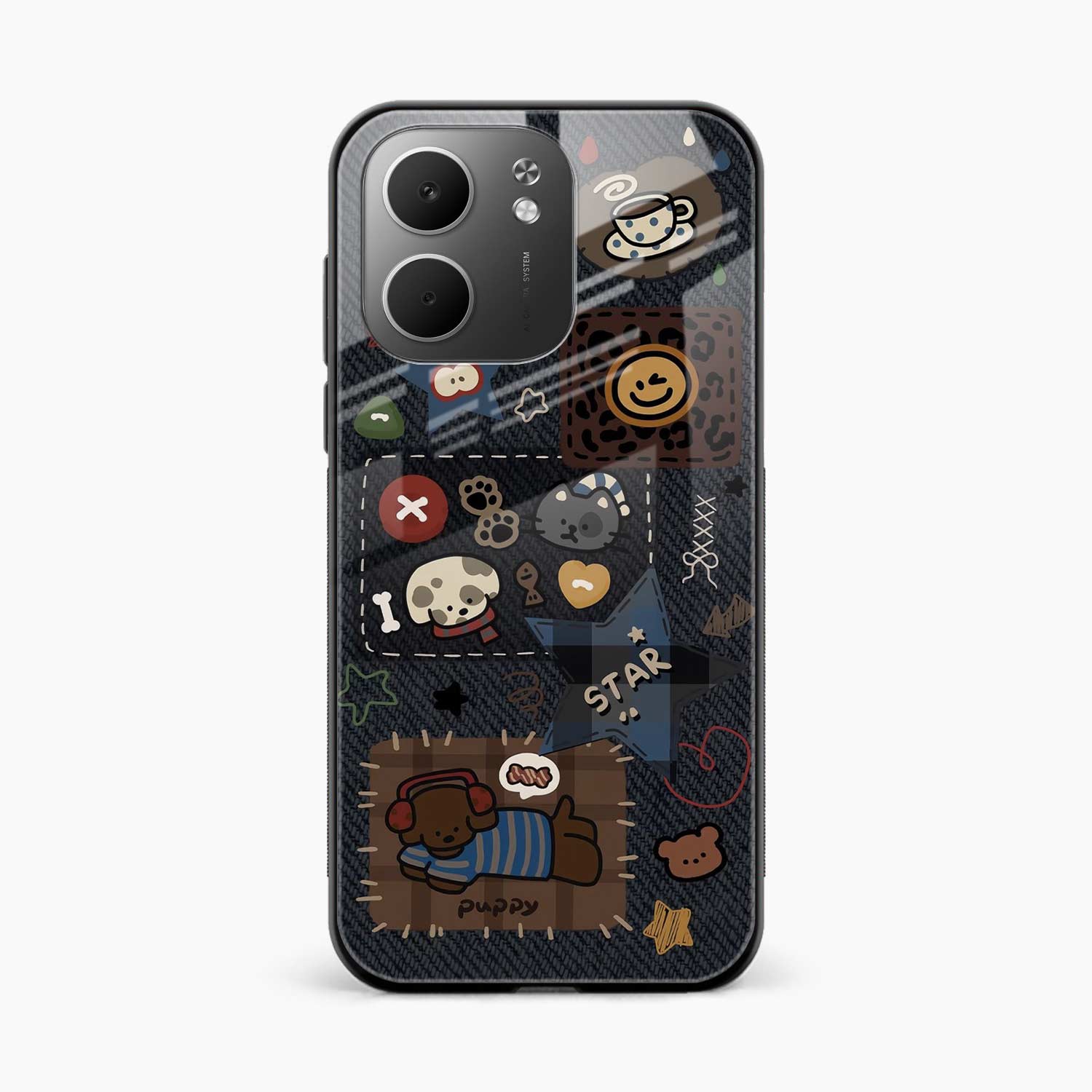 Cute Doodle Oppo A5x 5G Back Cover