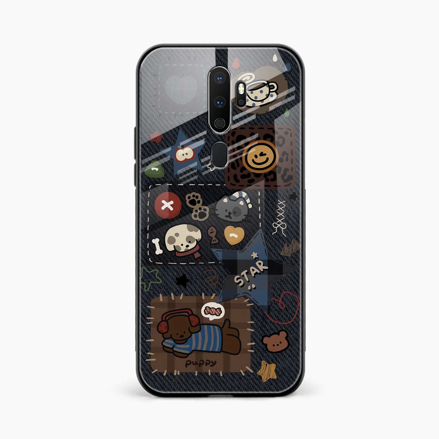 Cute Doodle Oppo A9 Back Cover