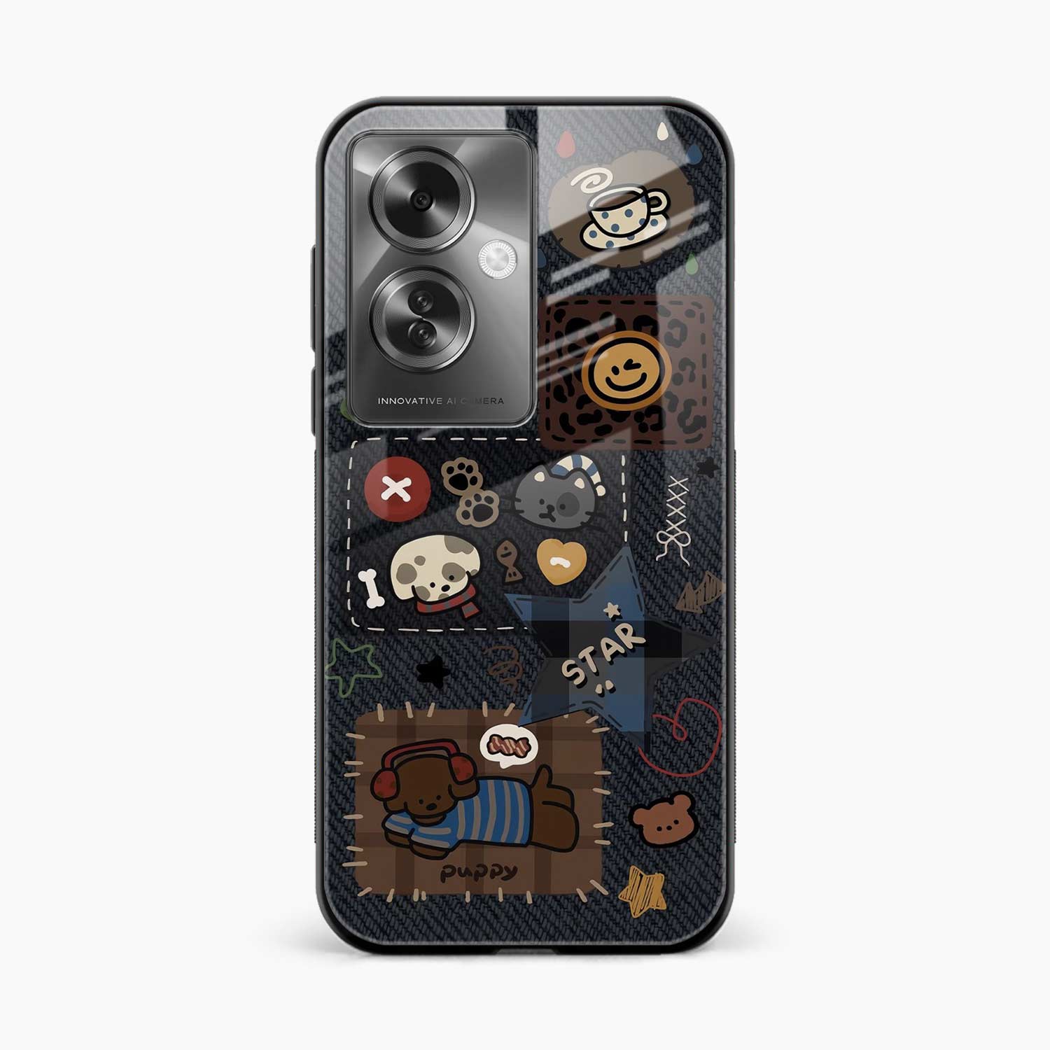 Cute Doodle Oppo F25 Pro 5G Back Cover