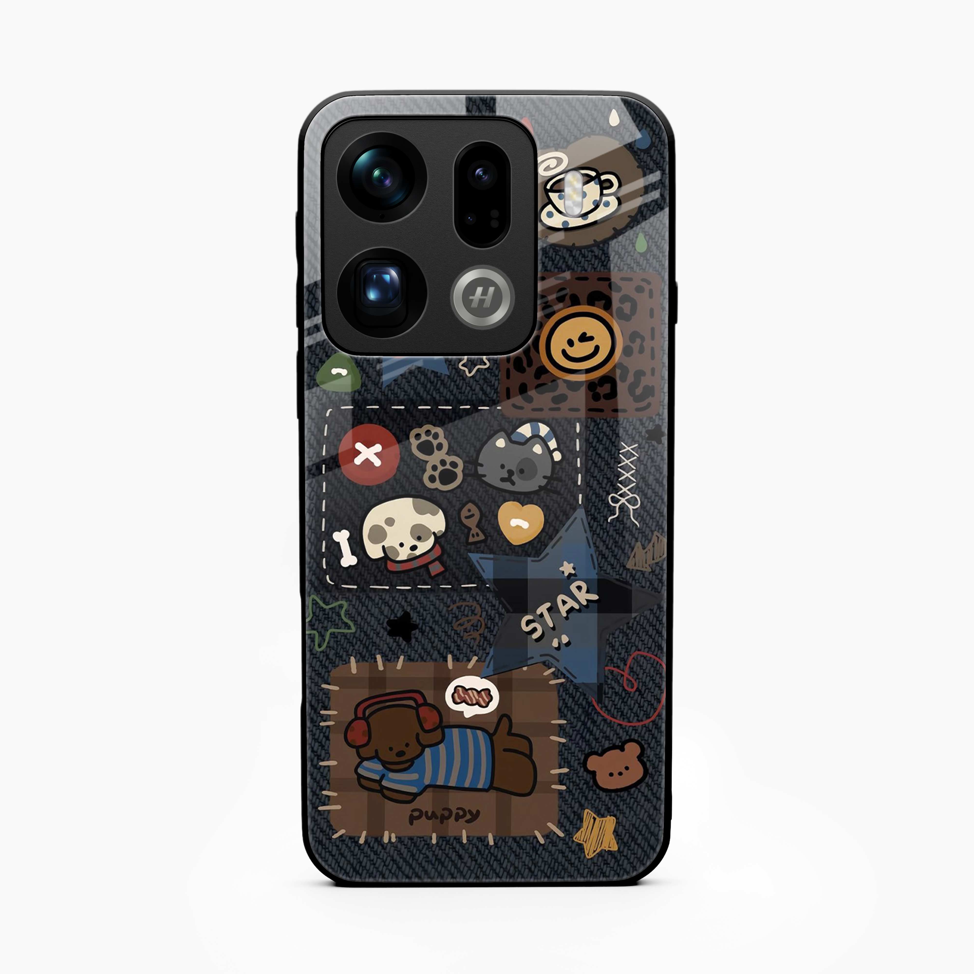 Cute Doodle Oppo Find X9 Pro 5G Back Cover