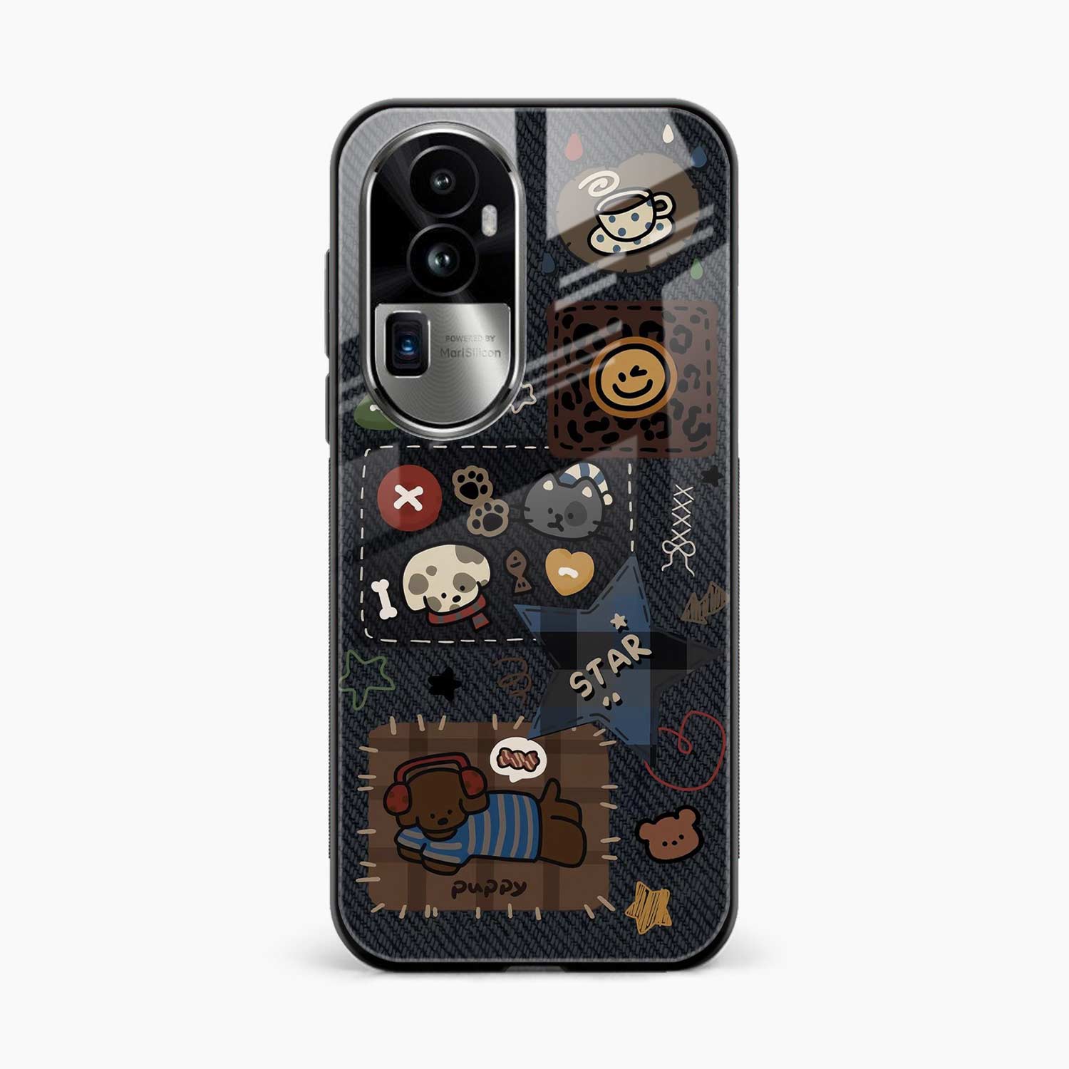 Cute Doodle Oppo Reno 10 Pro Plus 5G Back Cover