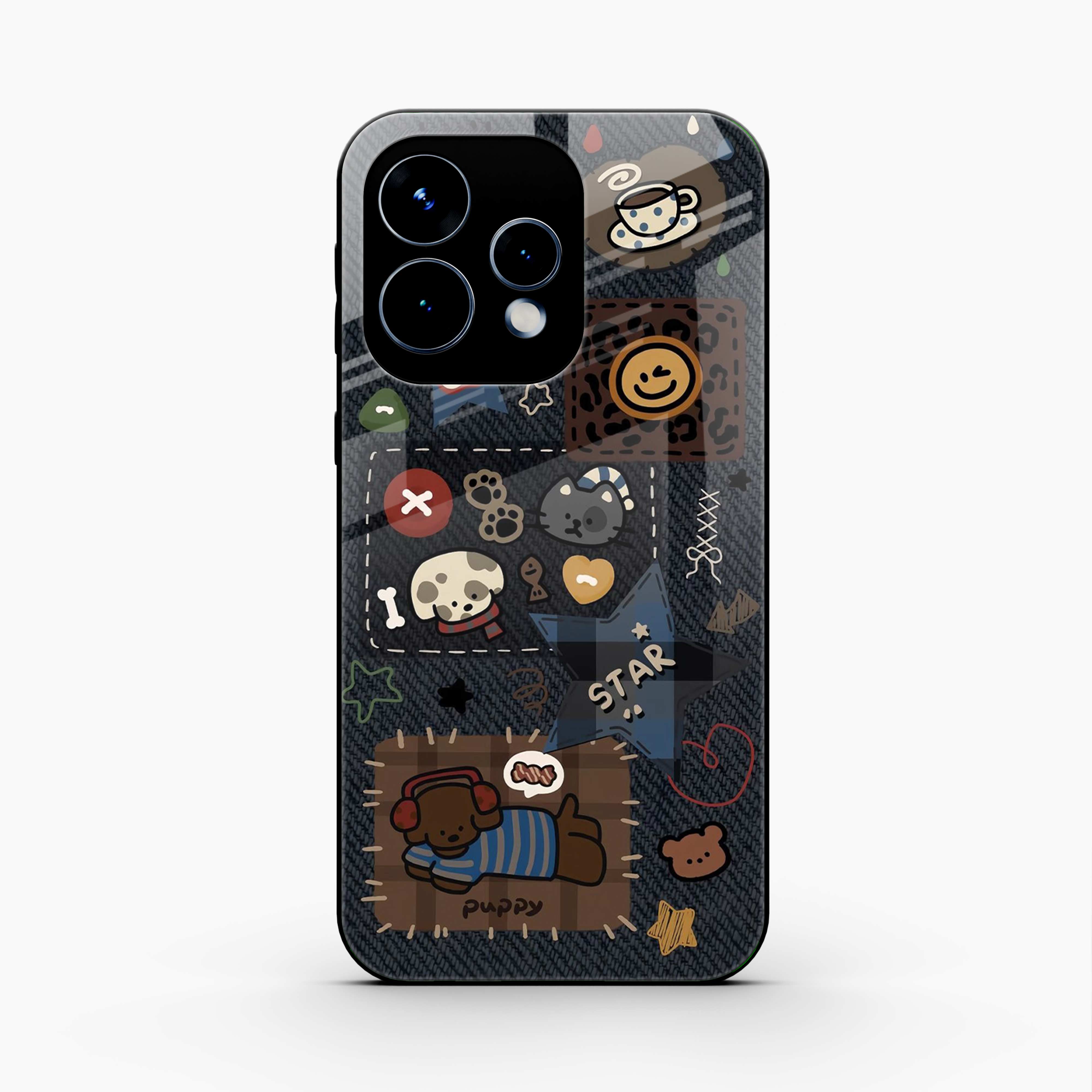 Cute Doodle Oppo Reno 15 5G Back Cover