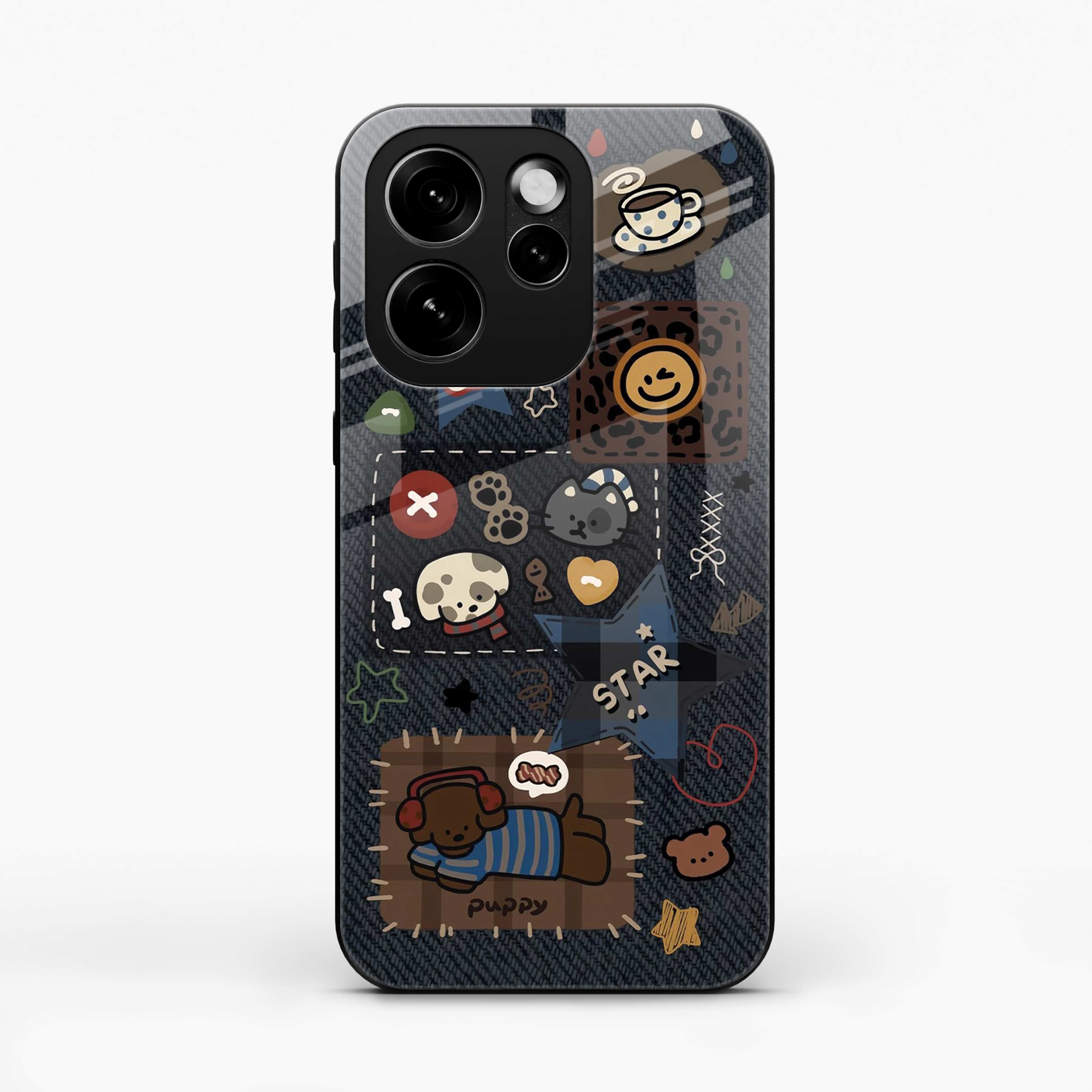 Cute Doodle Oppo Reno 15 Pro 5G Back Cover