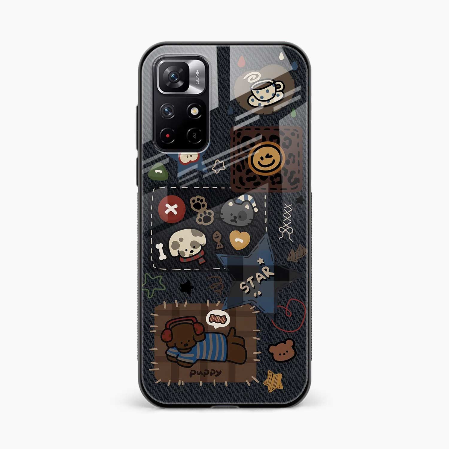 Cute Doodle Poco M4 Pro 5G Back Cover