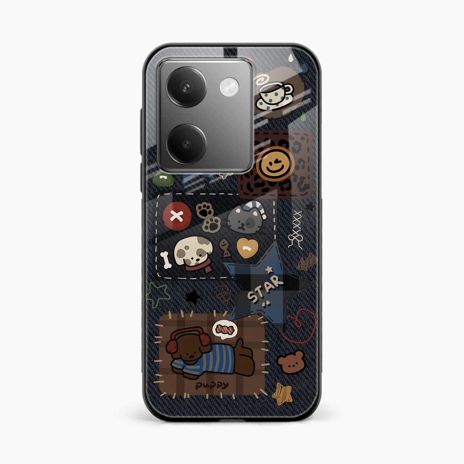 Cute Doodle Poco M7 Pro 5G Back Cover