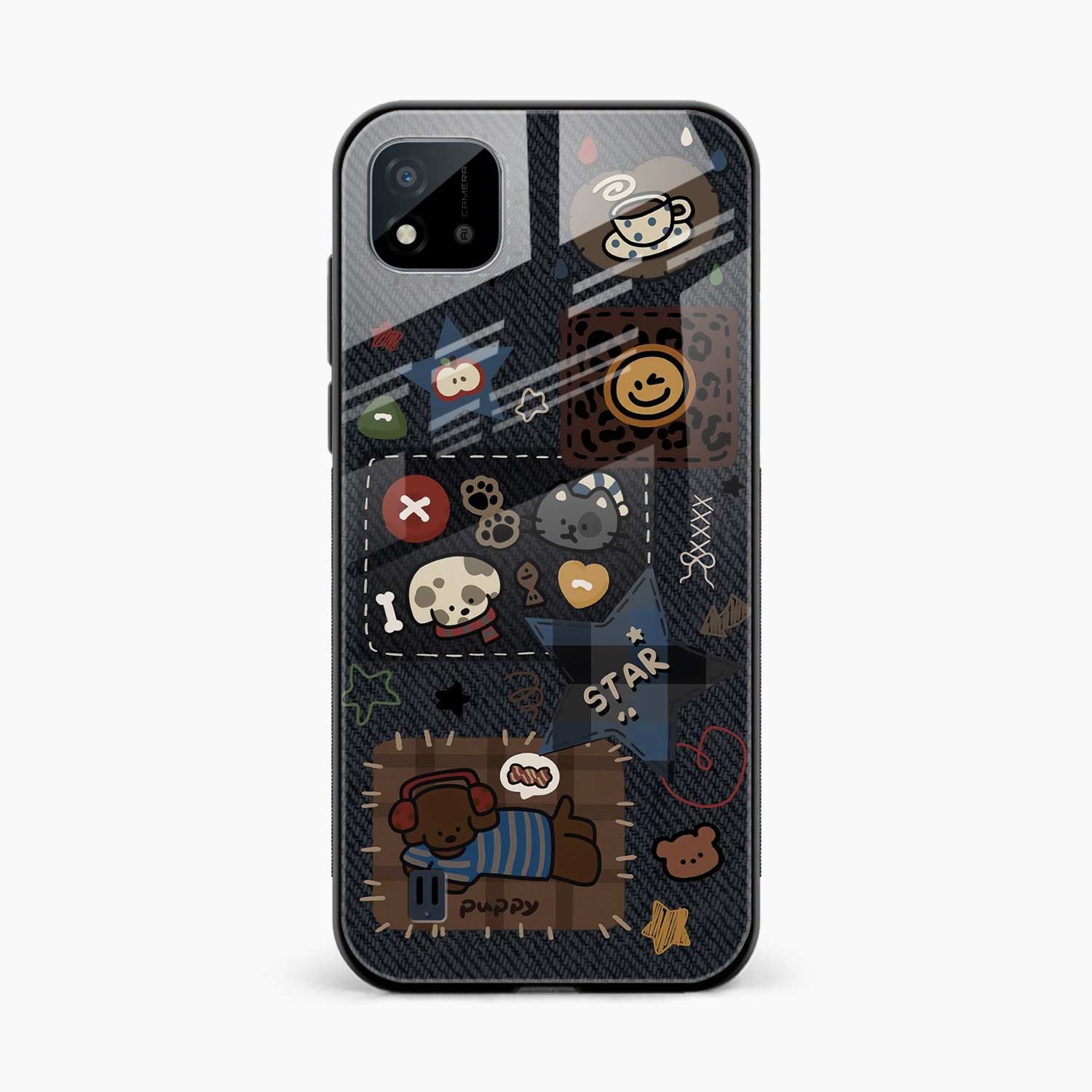 Cute Doodle Realme C11 Back Cover