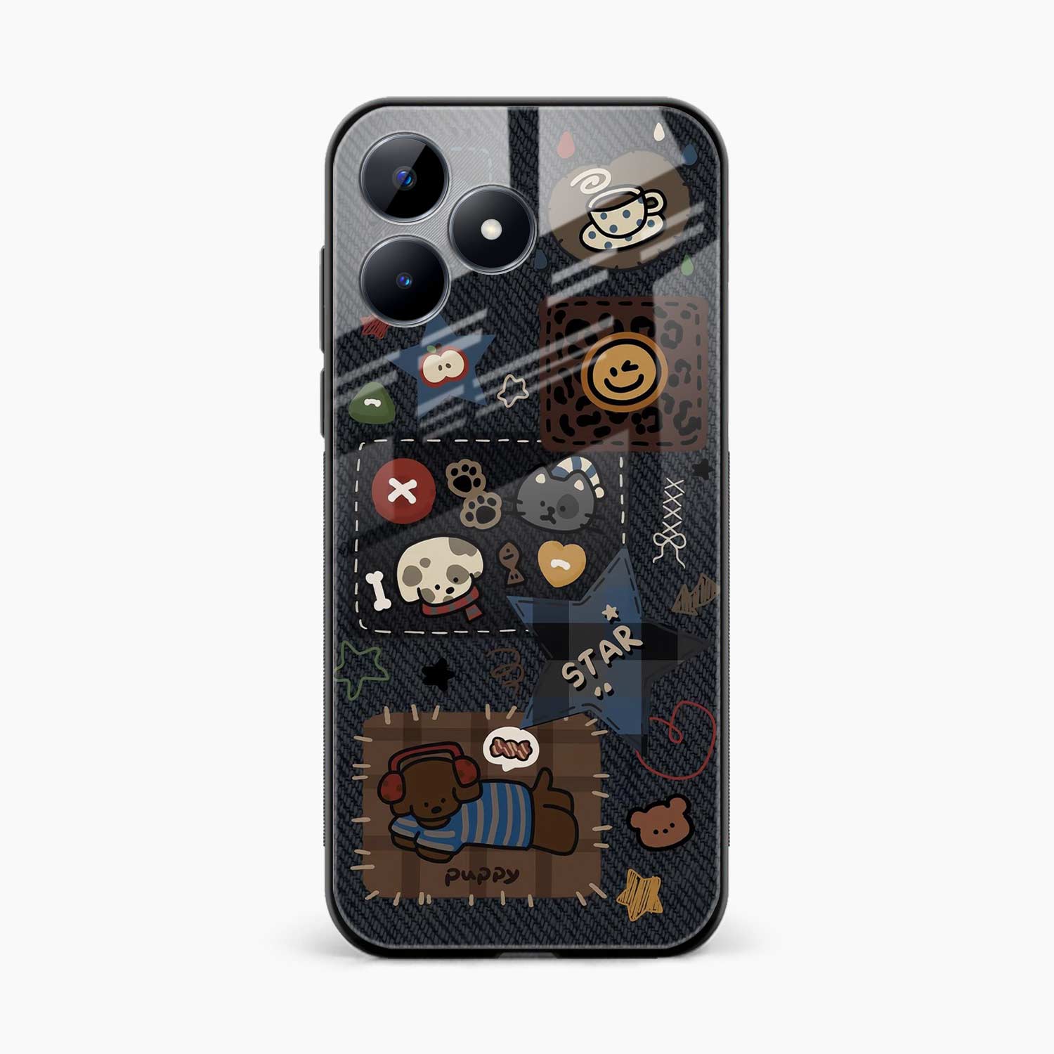 Cute Doodle Realme C53 Back Cover