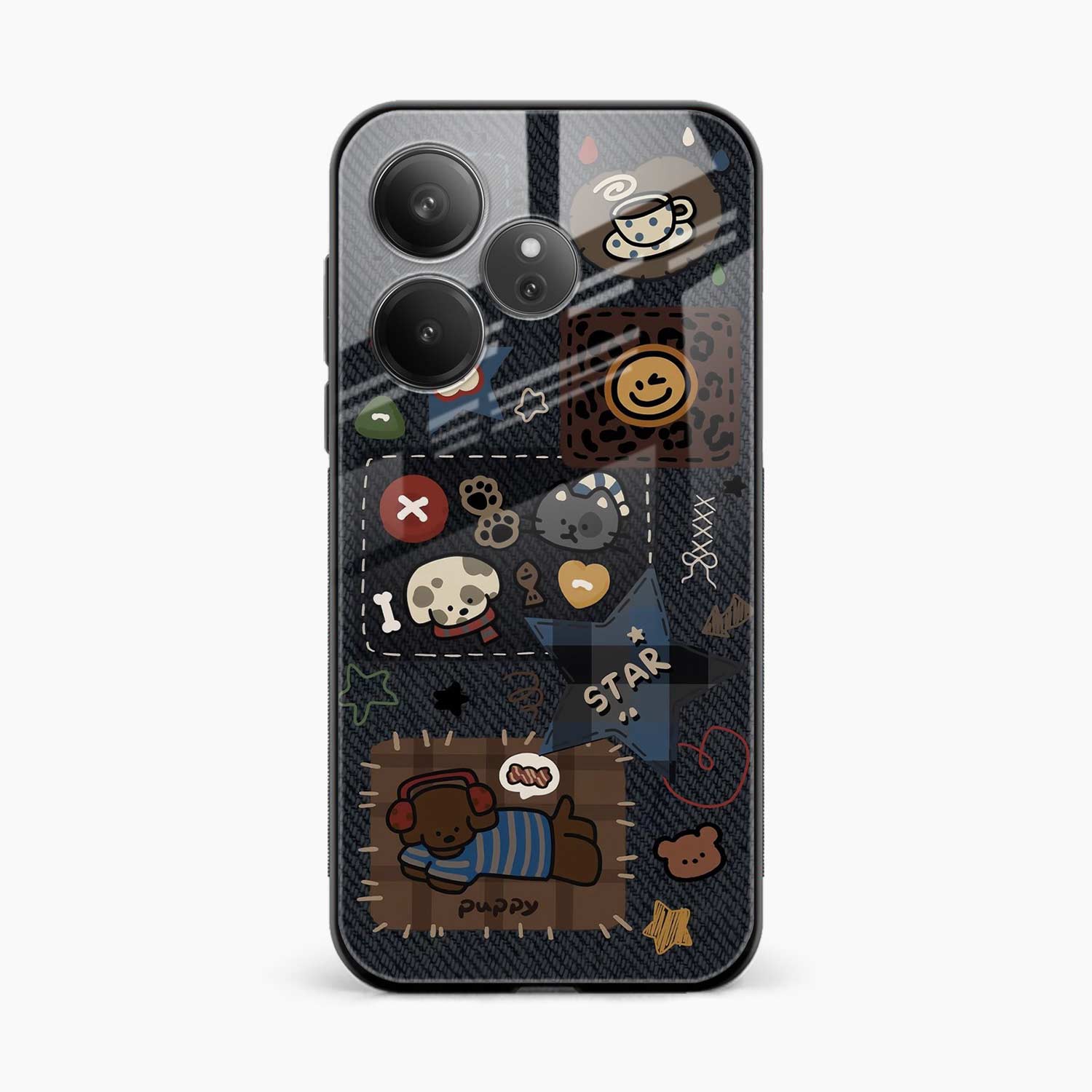 Cute Doodle Realme Gt 6 5G Back Cover