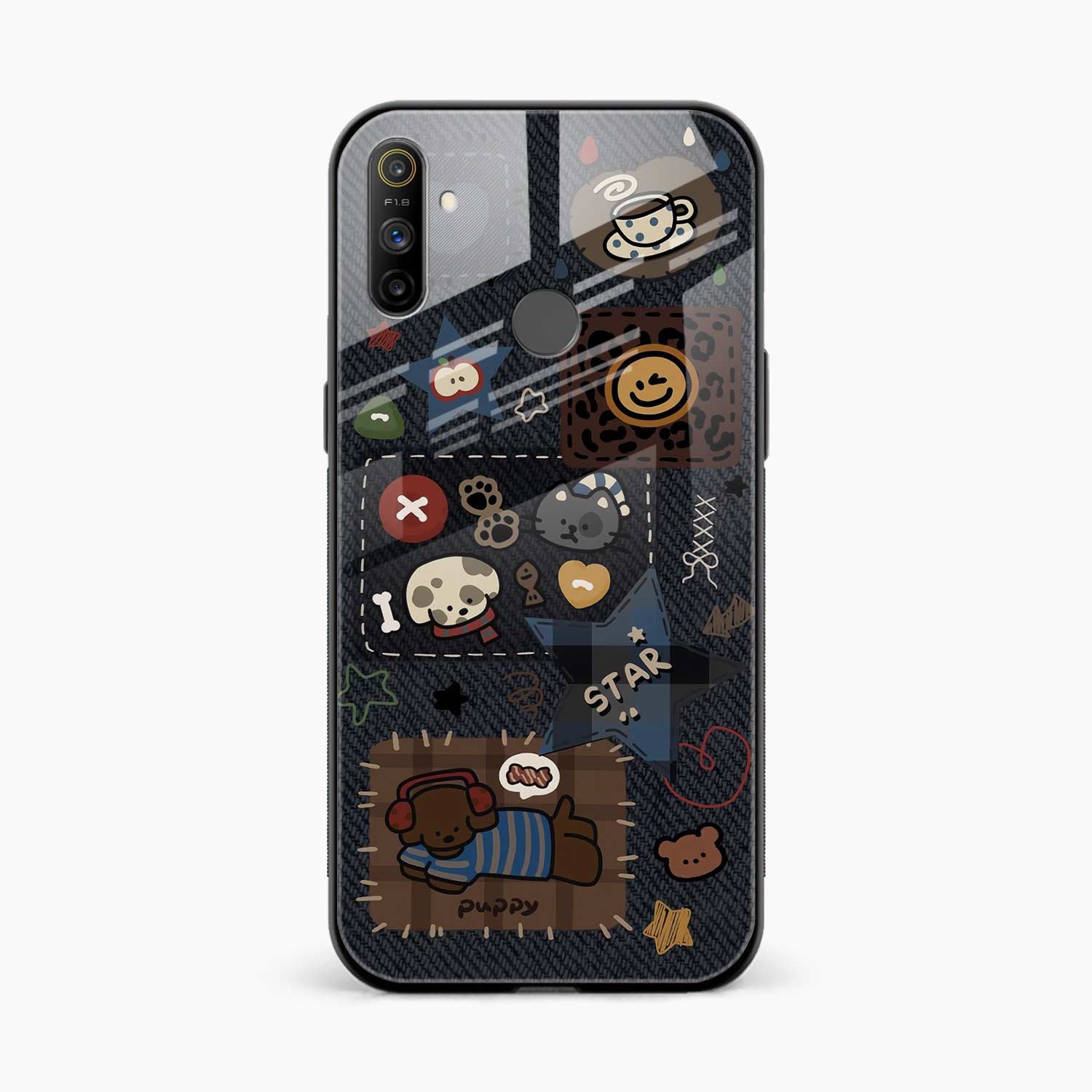 Cute Doodle Realme Narzo 10a Back Cover