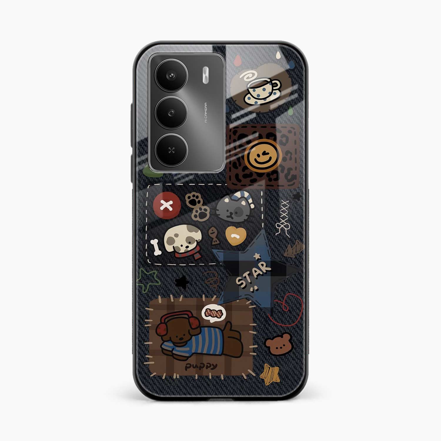 Cute Doodle Realme Narzo 80 Lite 5G Back Cover