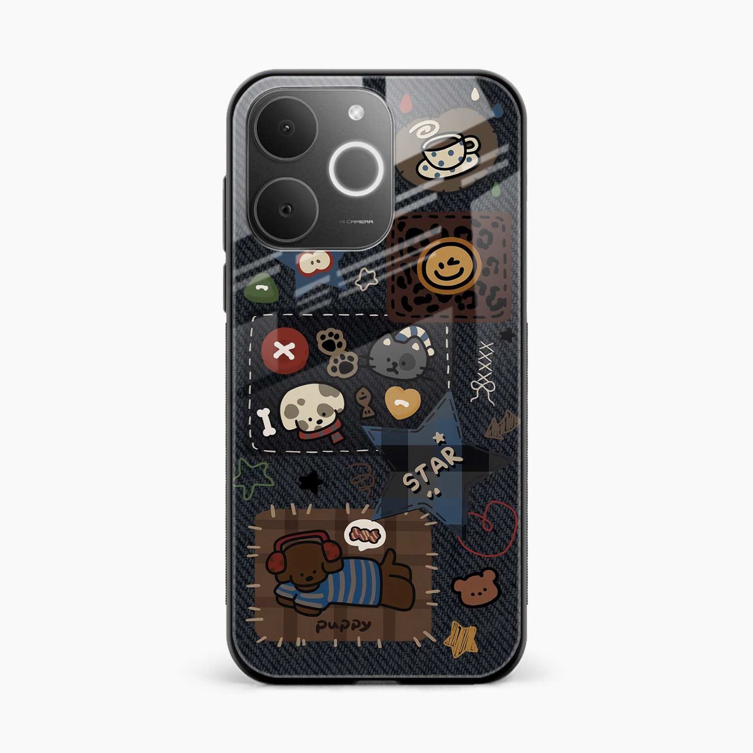 Cute Doodle Realme P4 Lite Back Cover