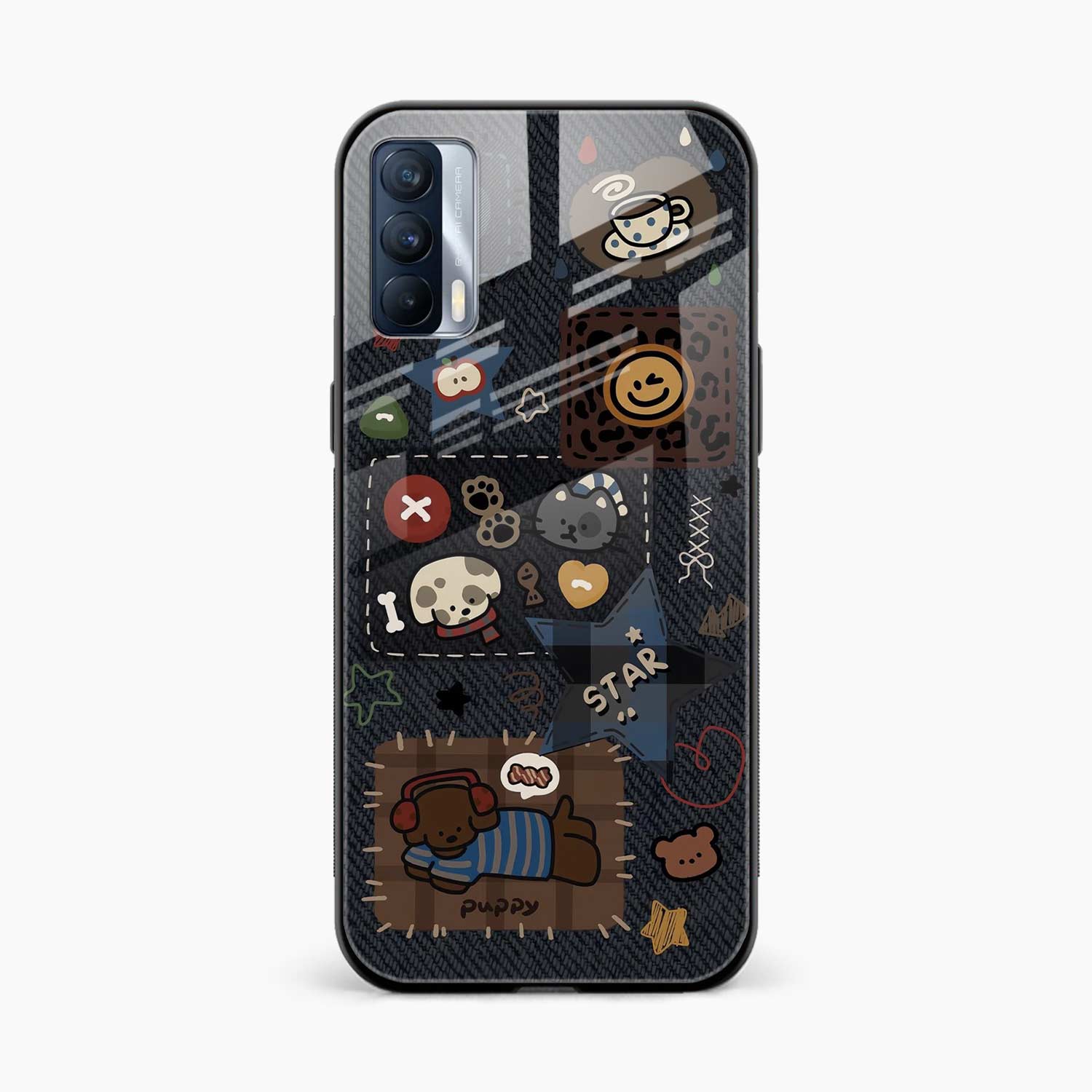 Cute Doodle Realme X7 5G Back Cover