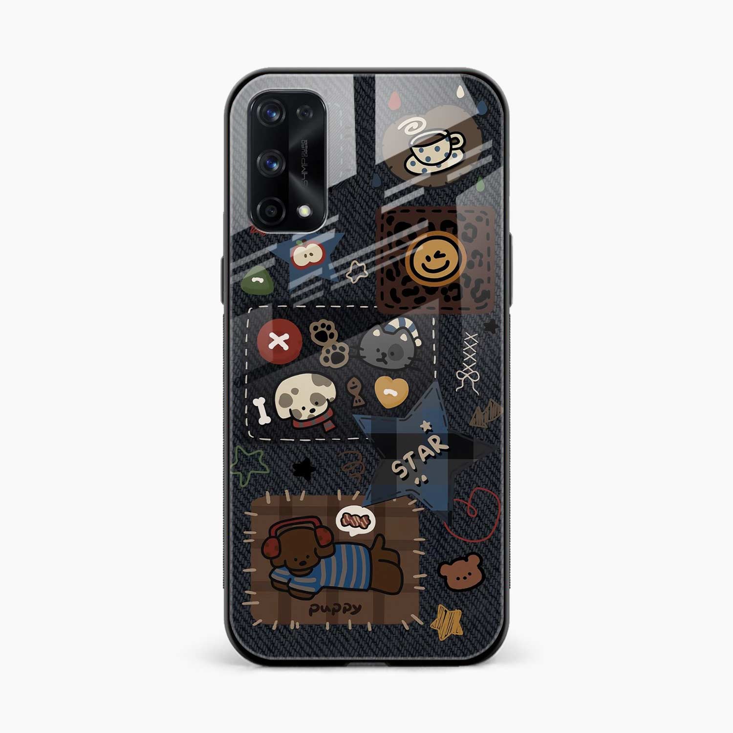 Cute Doodle Realme X7 Pro Back Cover