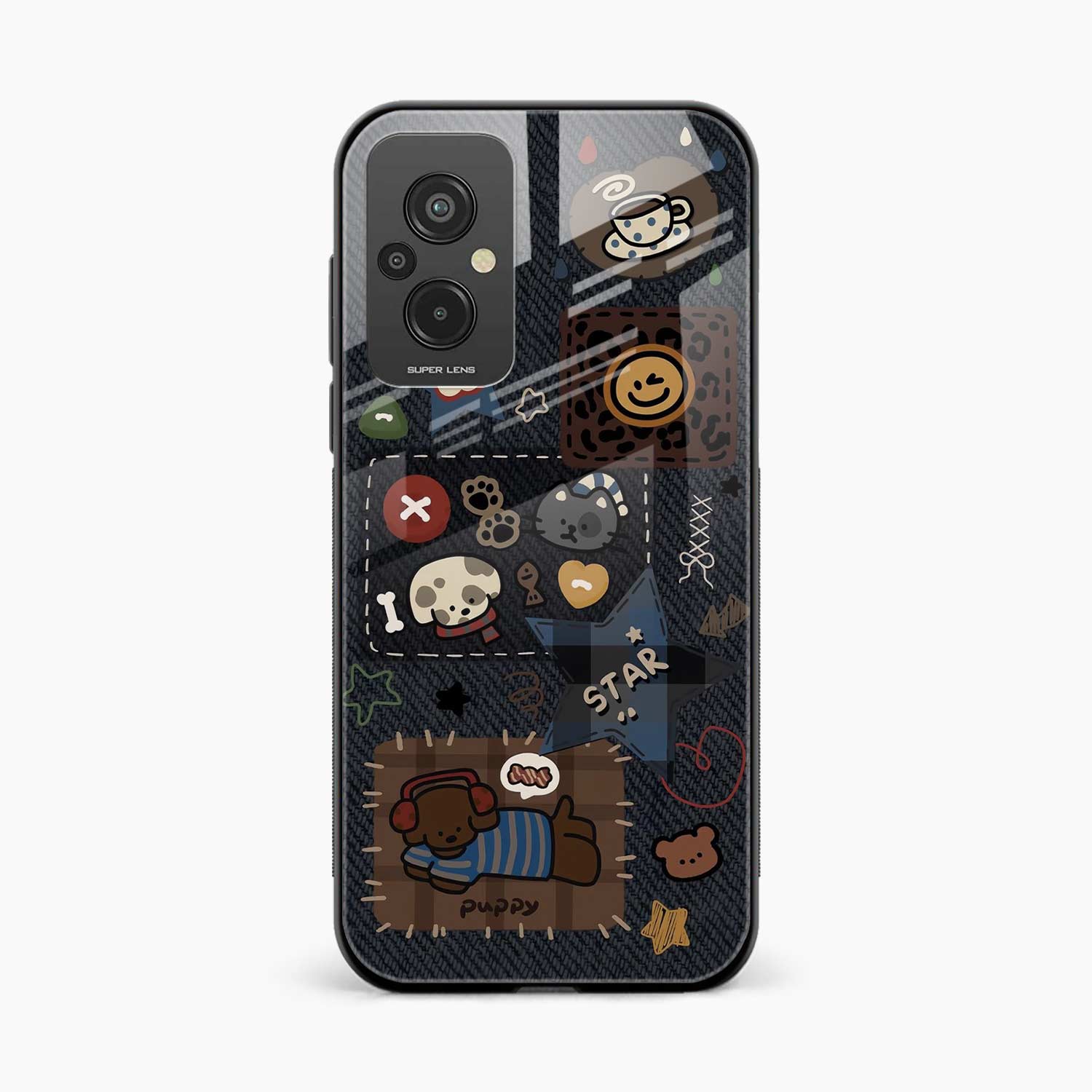 Cute Doodle Redmi 11 Prime Back Cover