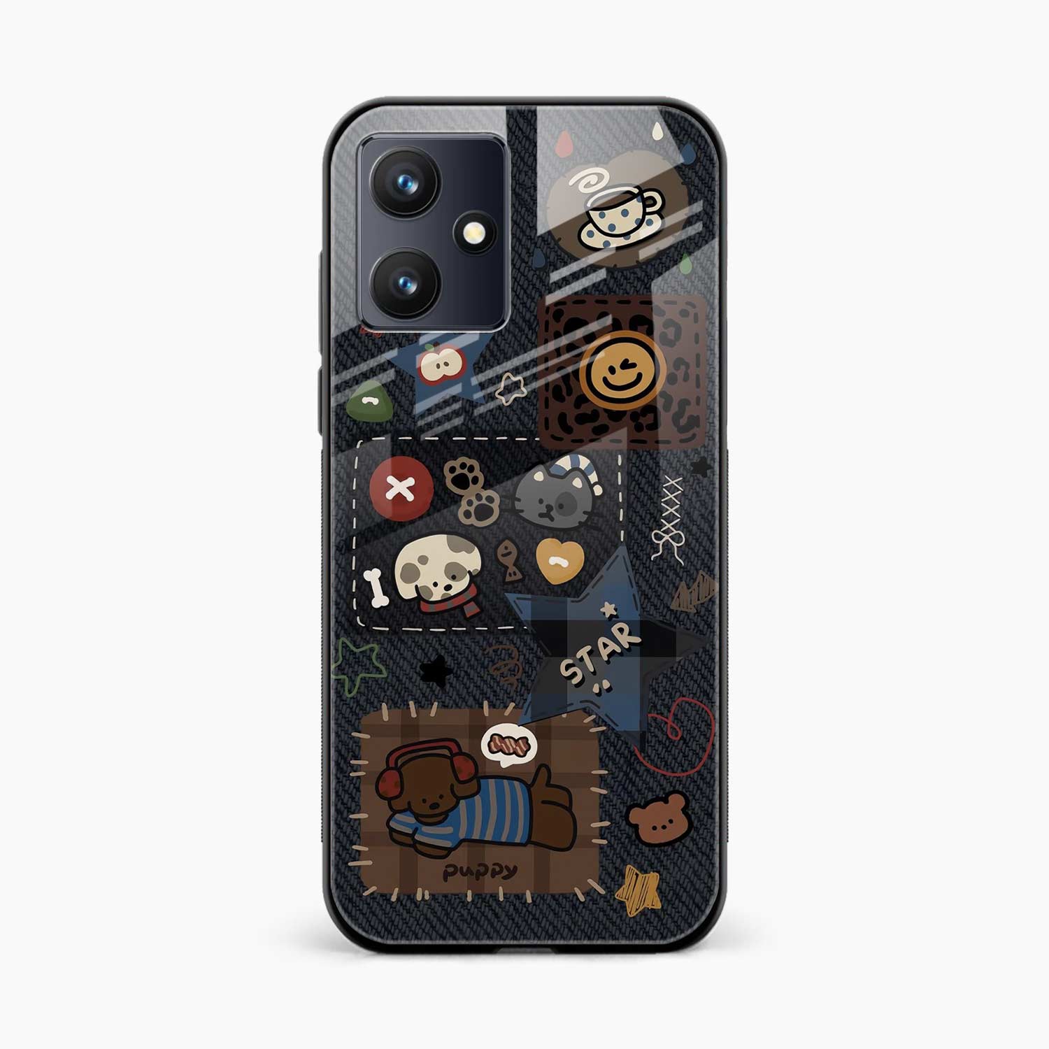 Cute Doodle Redmi 12 5G Back Cover