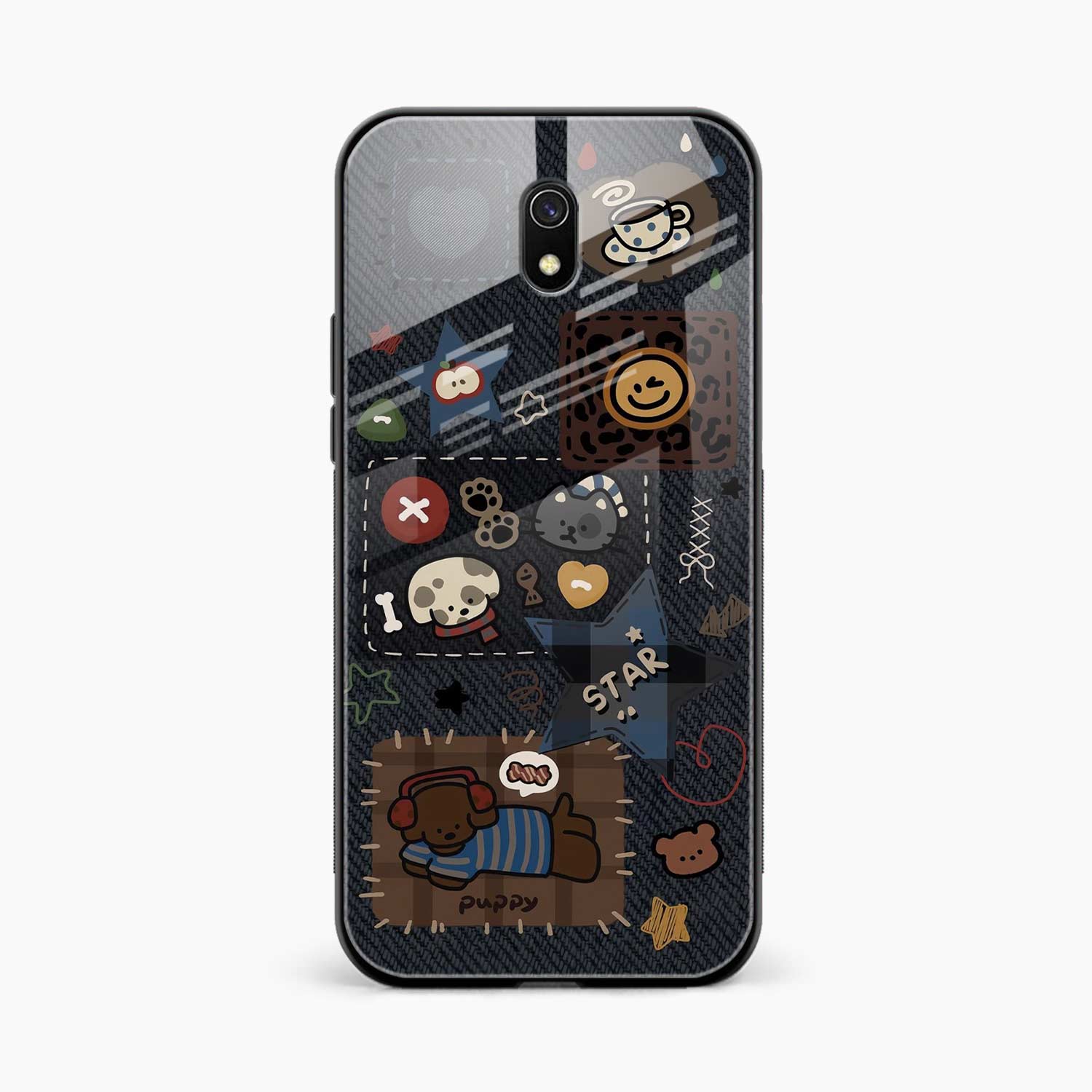 Cute Doodle Redmi 8A Back Cover