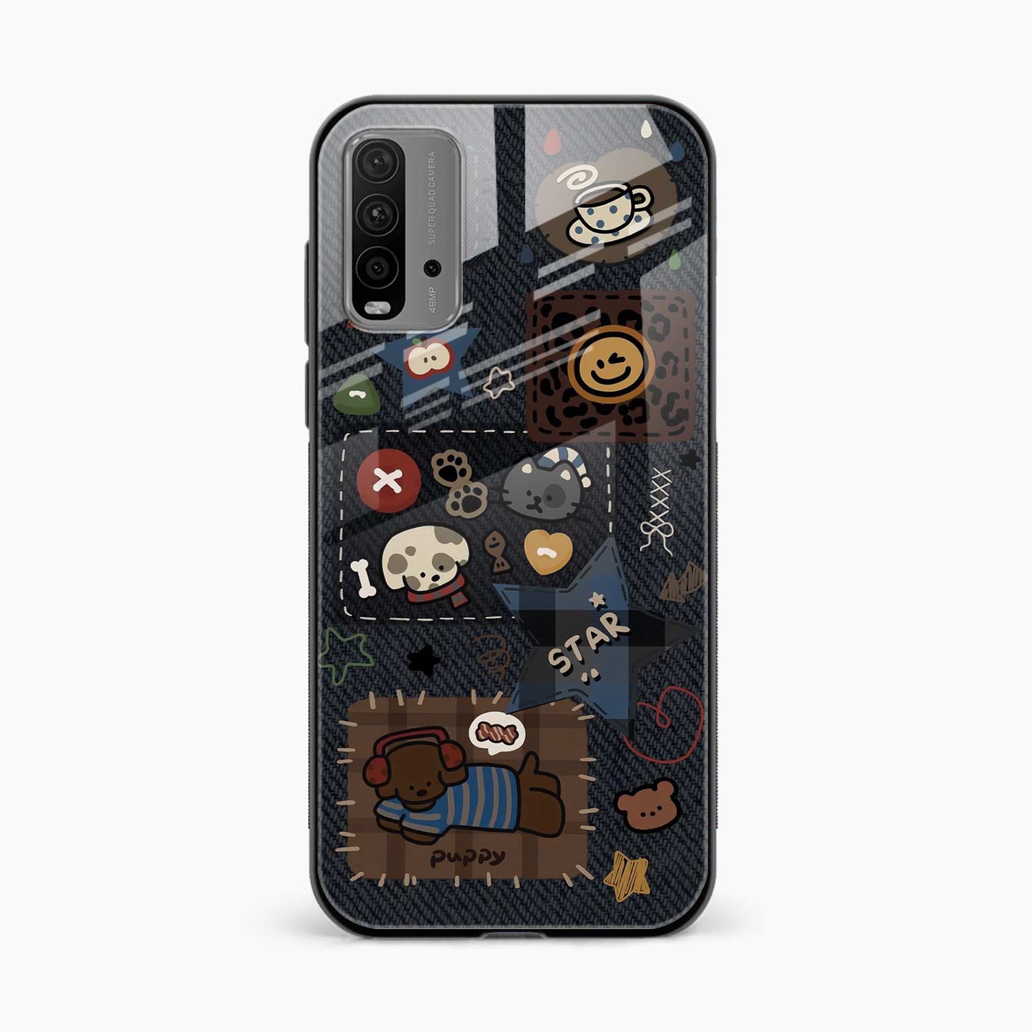 Cute Doodle Redmi 9 Power Back Cover